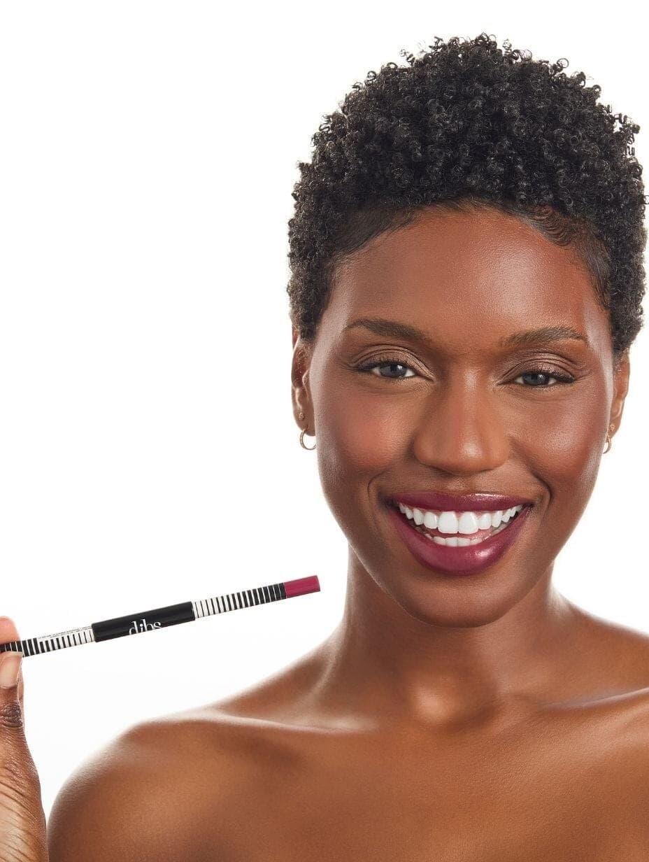 DIBS Beauty No Pressure Lip Liner in Burgundy - Thumbnail 4