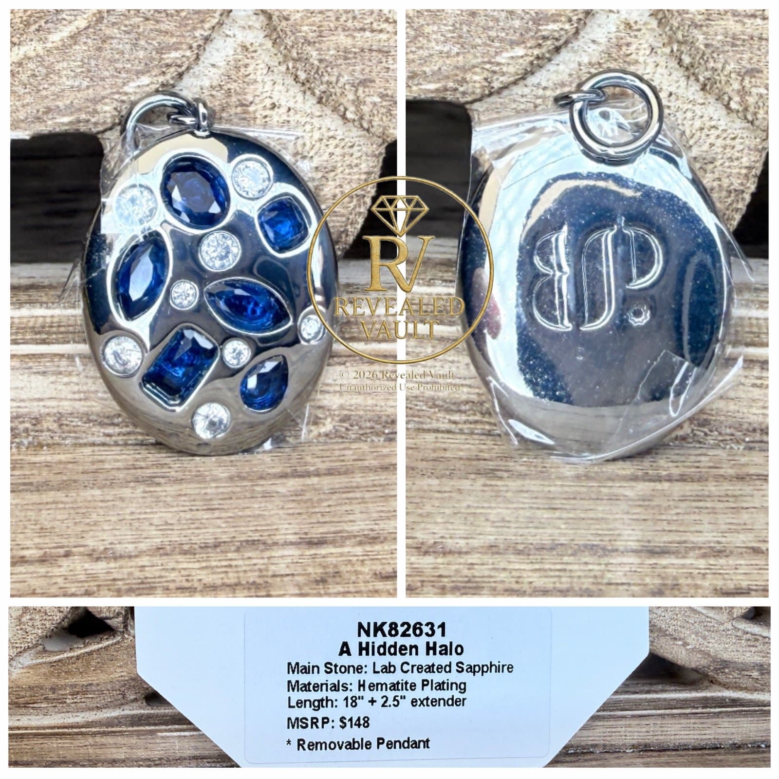Bomb Party A Hidden Halo Pendant Only September Birthday 2025