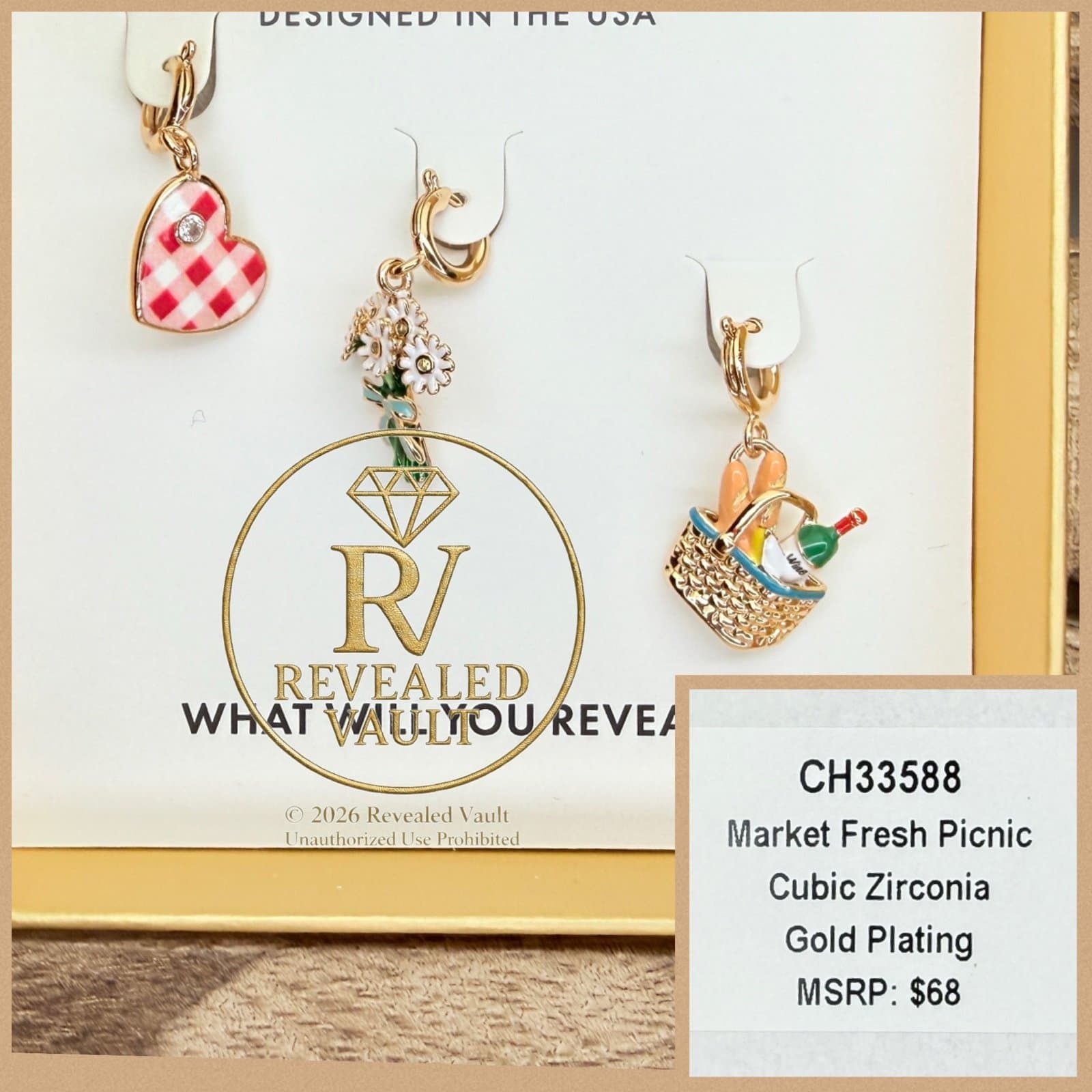 Bomb Party Market Fresh Picnic Gem Society Charms