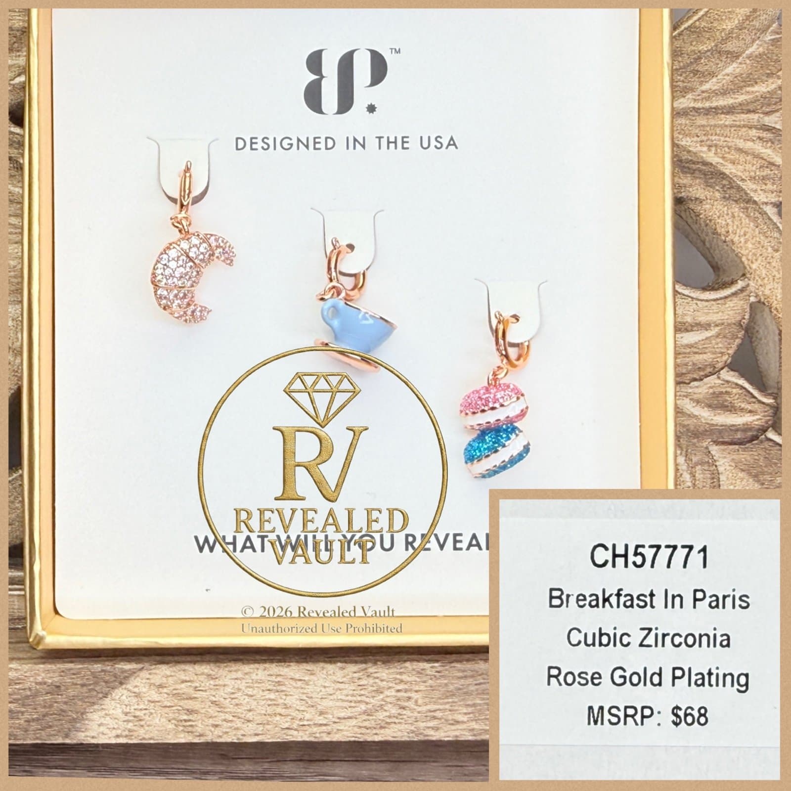 Bomb Party Breakfast In Paris Gem Society Charms