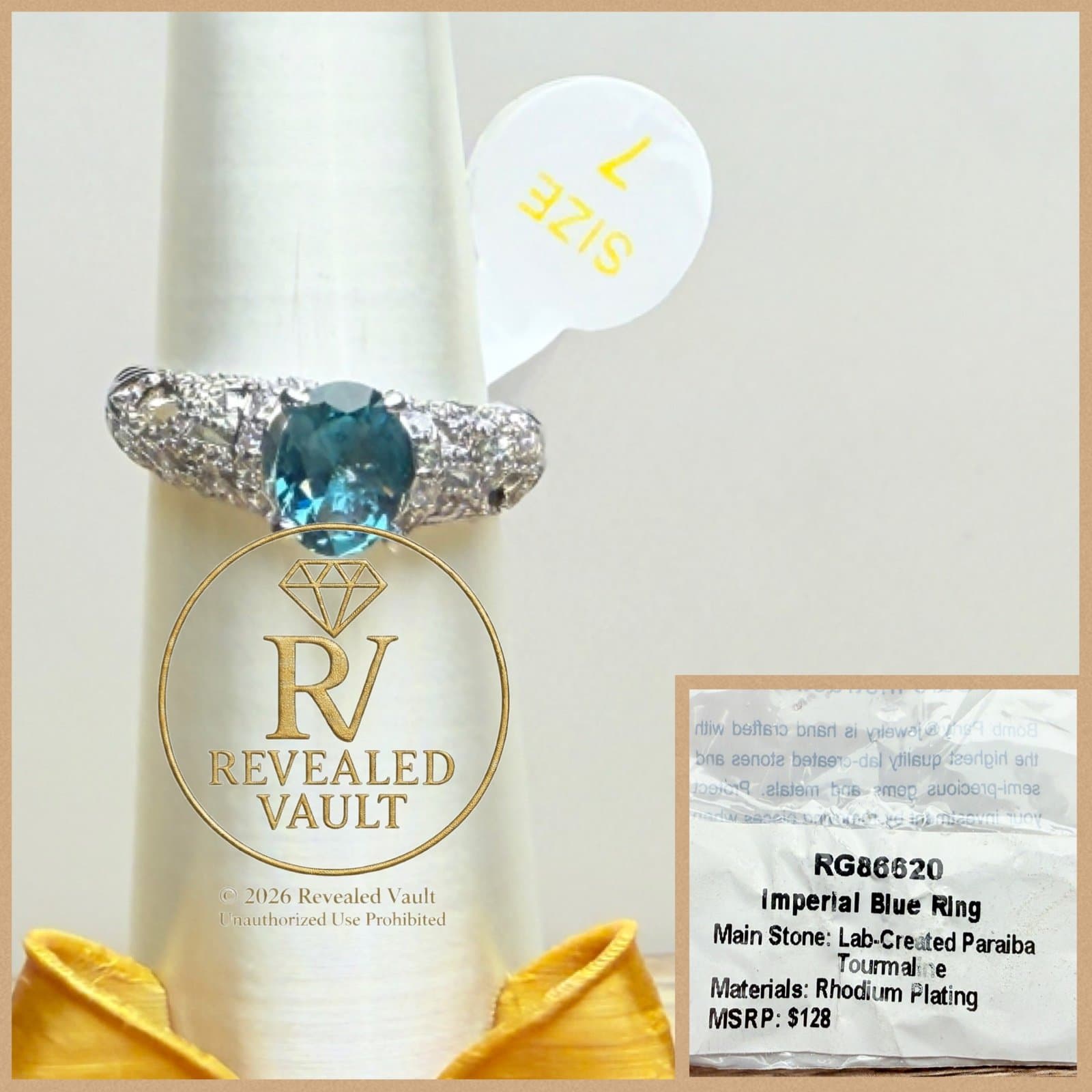 Bomb Party Imperial Blue Ring