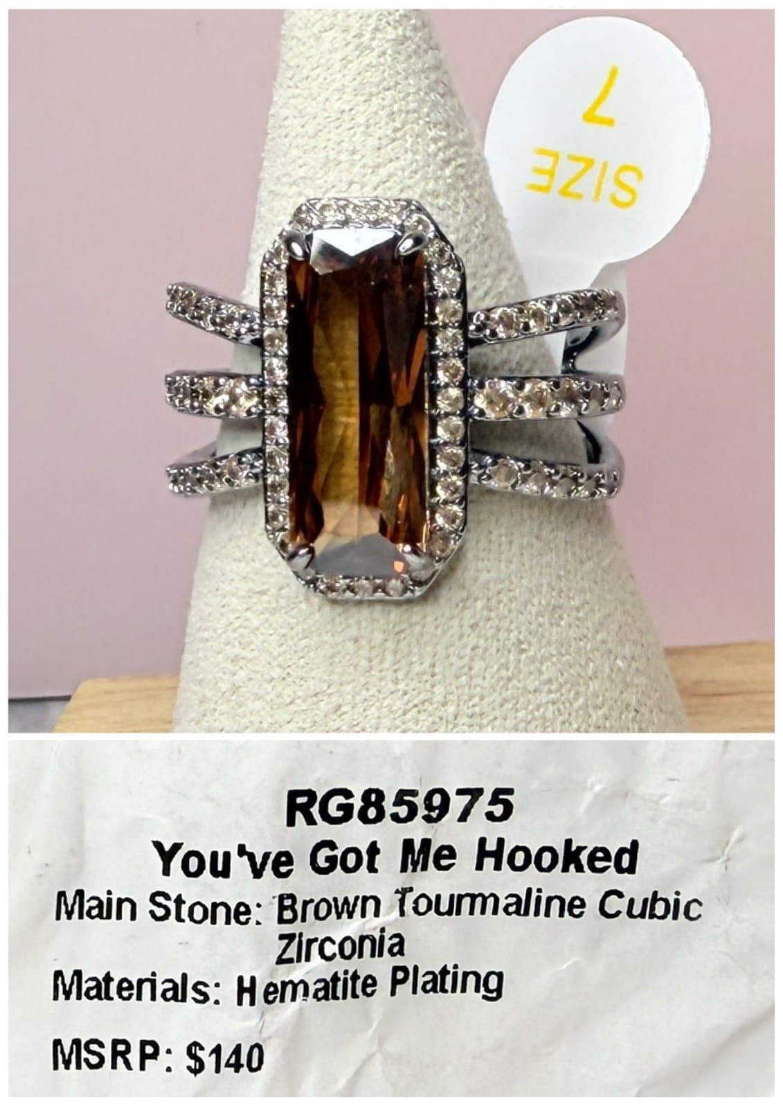 Bomb Party You’ve Got Me Hooked Ring
