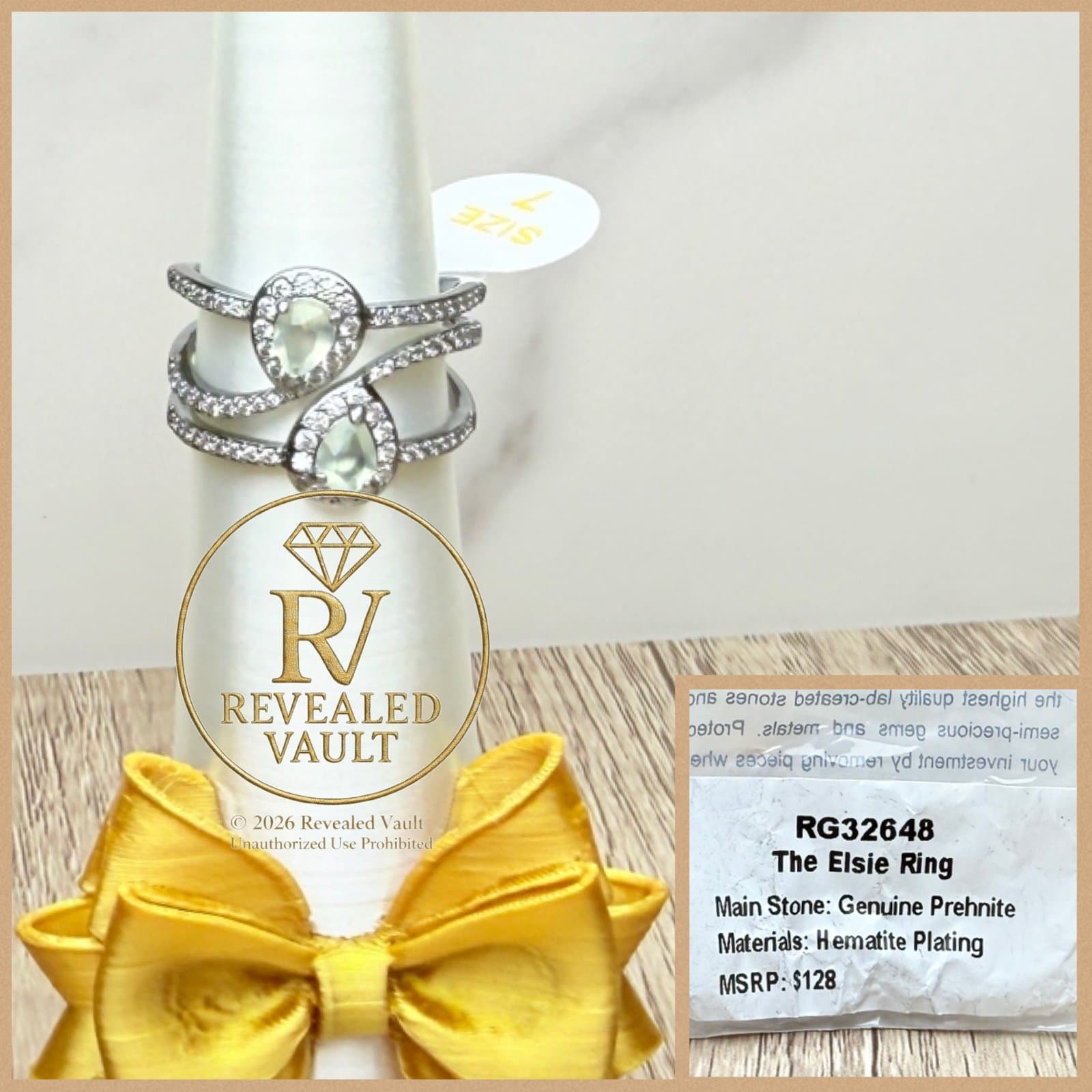 Bomb Party The Elsie Ring Size 7