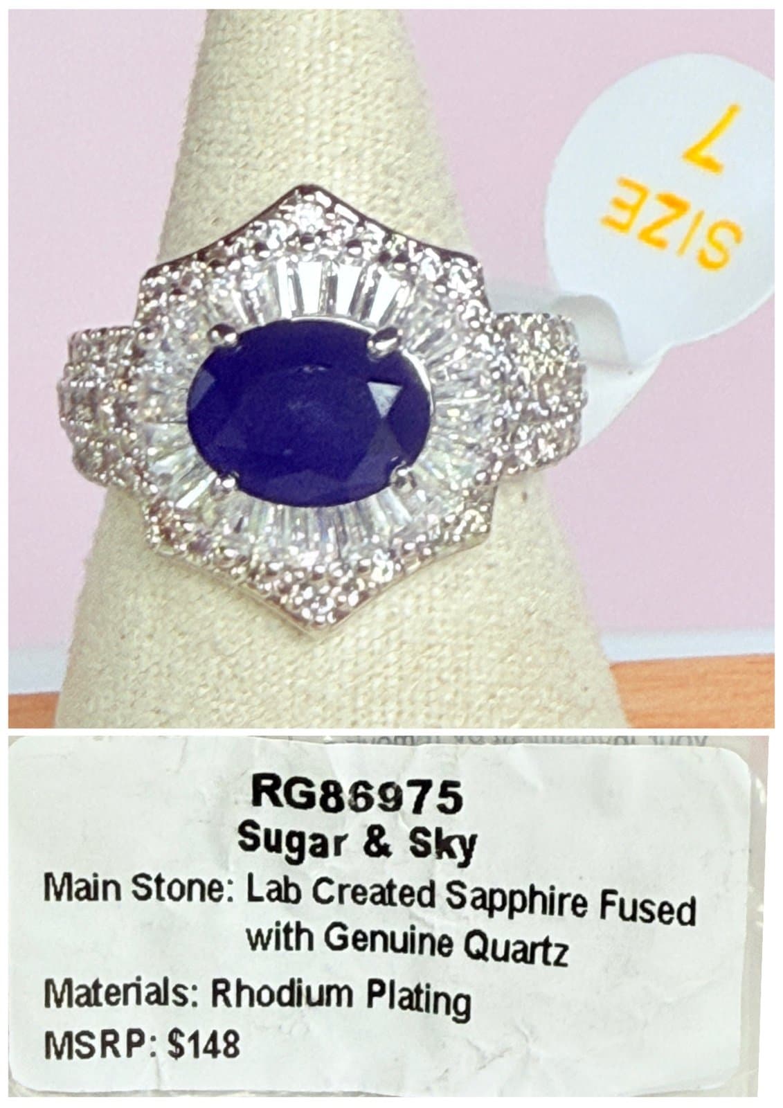Bomb Party Sugar & Sky Size 7 September Rhodium