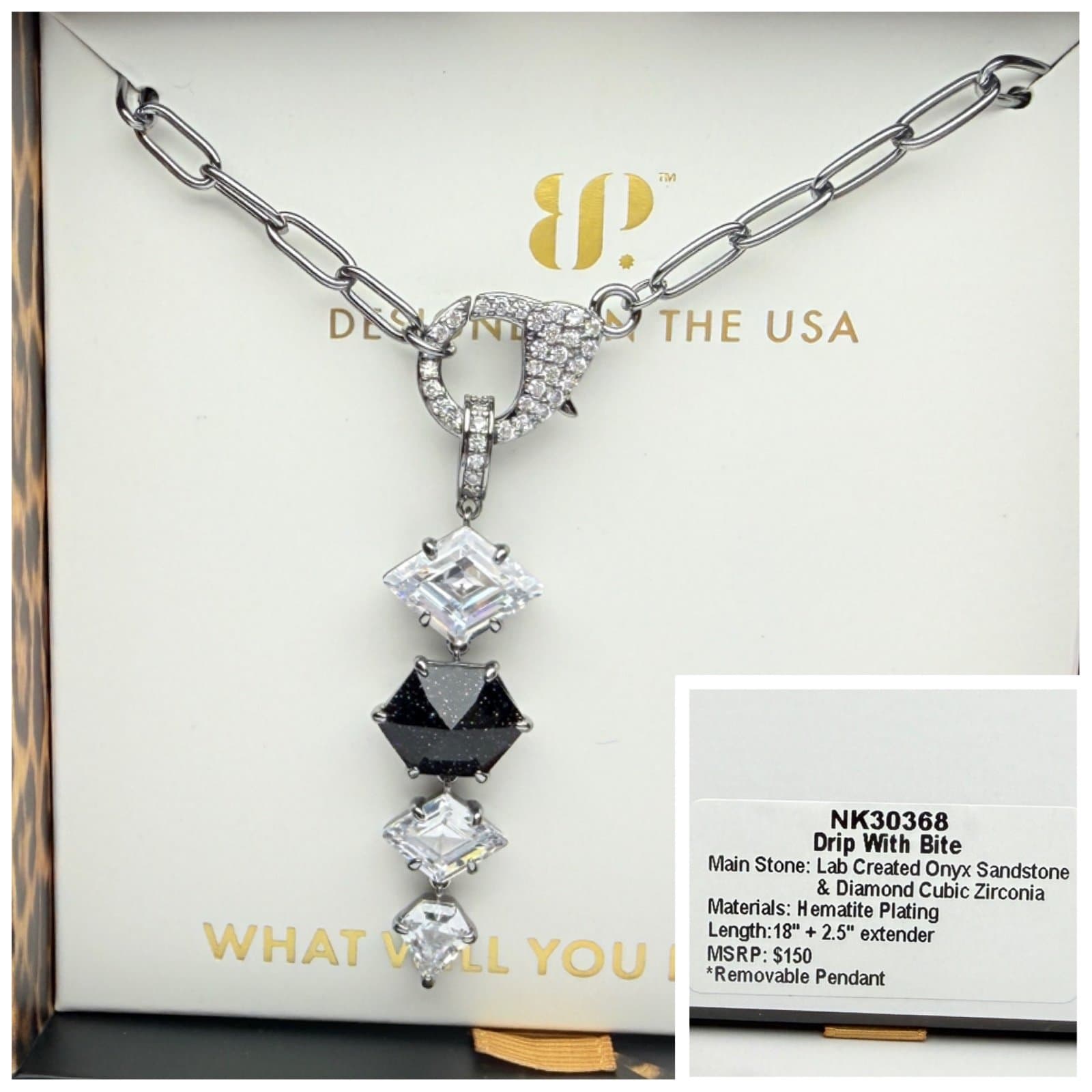 Bomb Party Drip With Bite Untamed Necklace