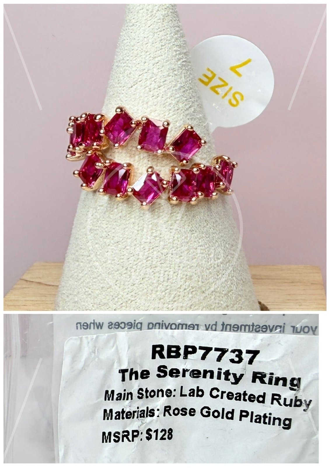 Bomb Party The Serenity Ring Size 7