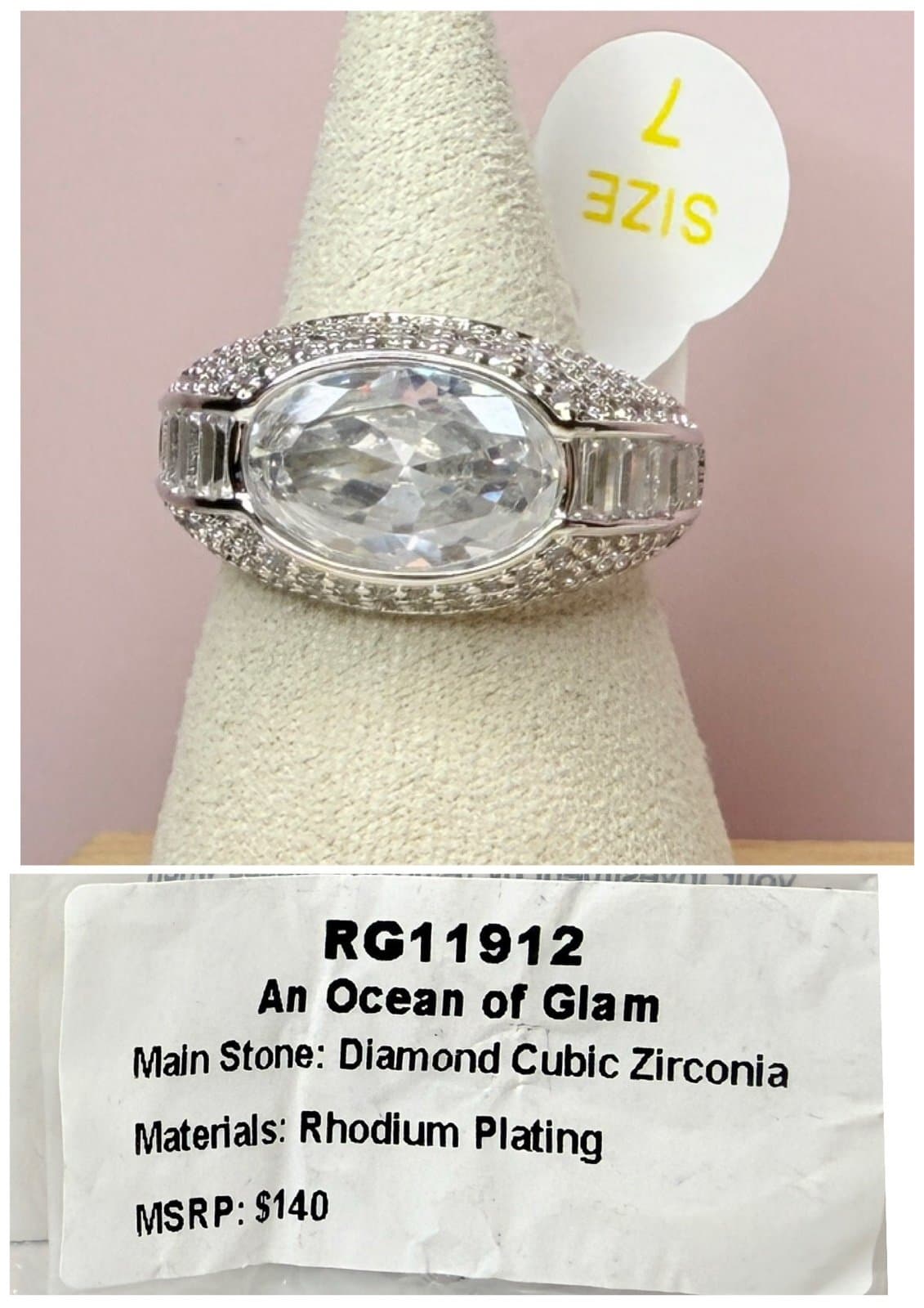 Bomb Party An Ocean of Glam Size 7 Ring