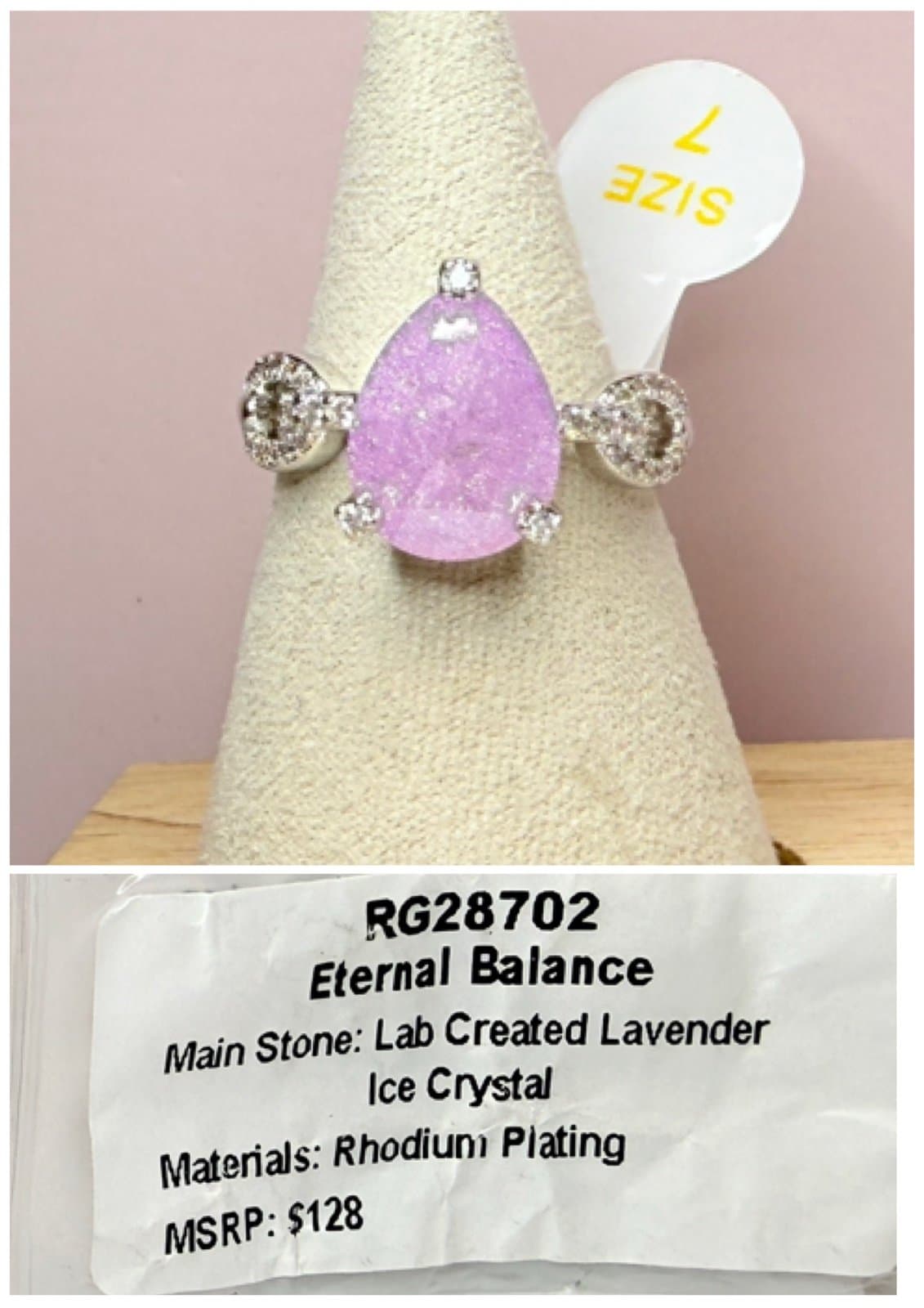 Bomb Party Eternal Balance Size 7 Ring