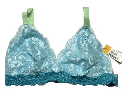 No Boundaries Juniors’ Holographic Dot Bralette Bikini Top  Size 15/17 - Thumbnail 5