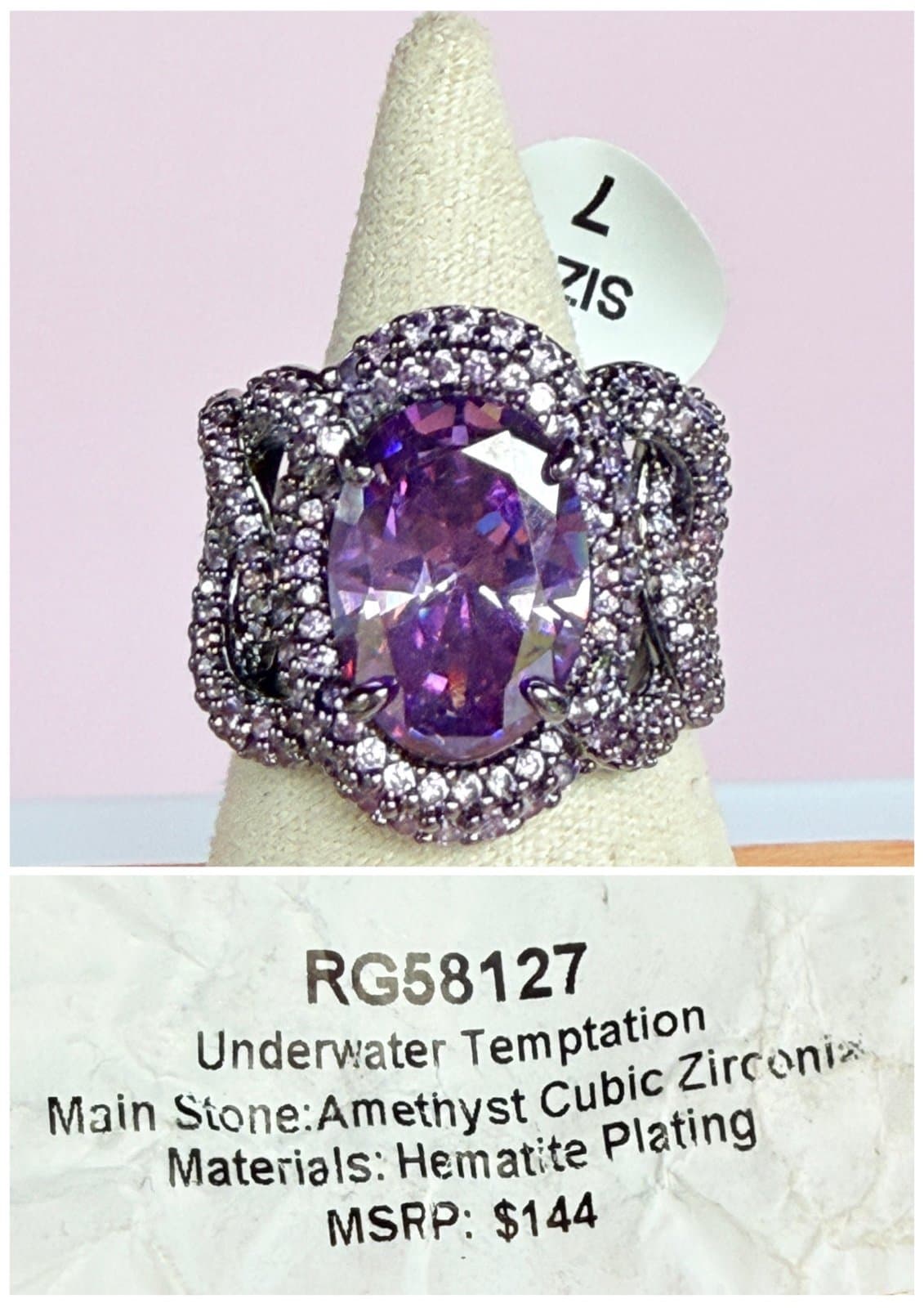 Bomb Party Underwater Temptation Siren Ring Size 7