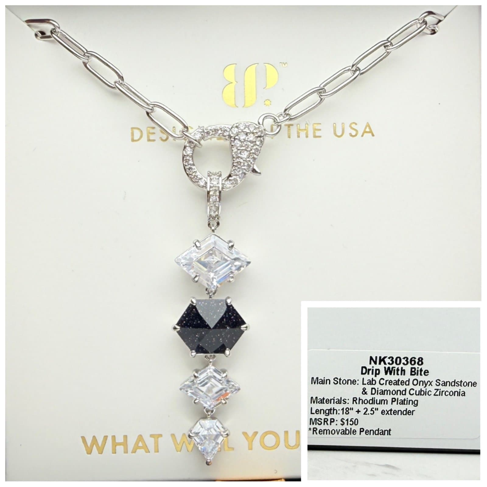 Bomb Party Drip With Bite Untamed Necklace