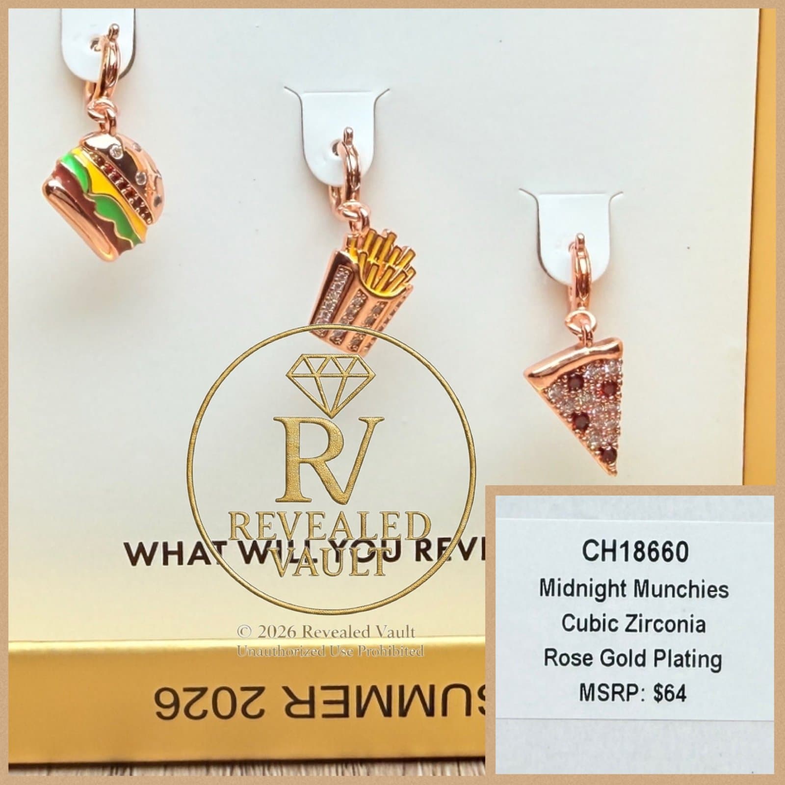 Bomb Party Gem Society Midnight Munchies Charms