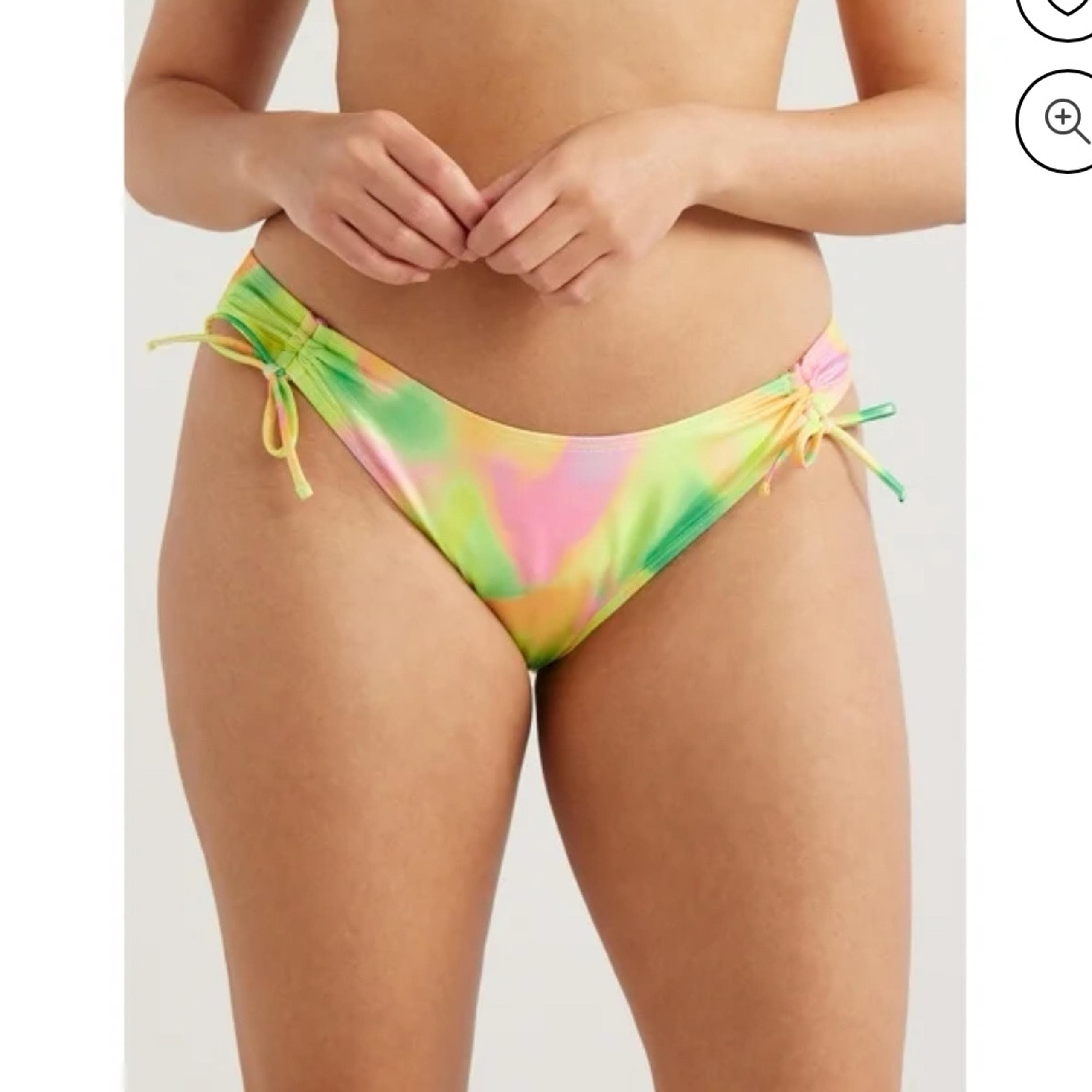 No Boundaries Juniors’ Rainbow Tie Dye Bikini Swim Bottoms  Size (11-13) - Thumbnail 2
