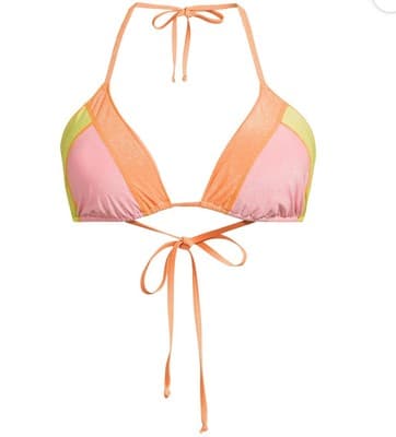 No Boundaries Juniors Lurex Triangle Bikini Top  Size (11-13) - Thumbnail 3