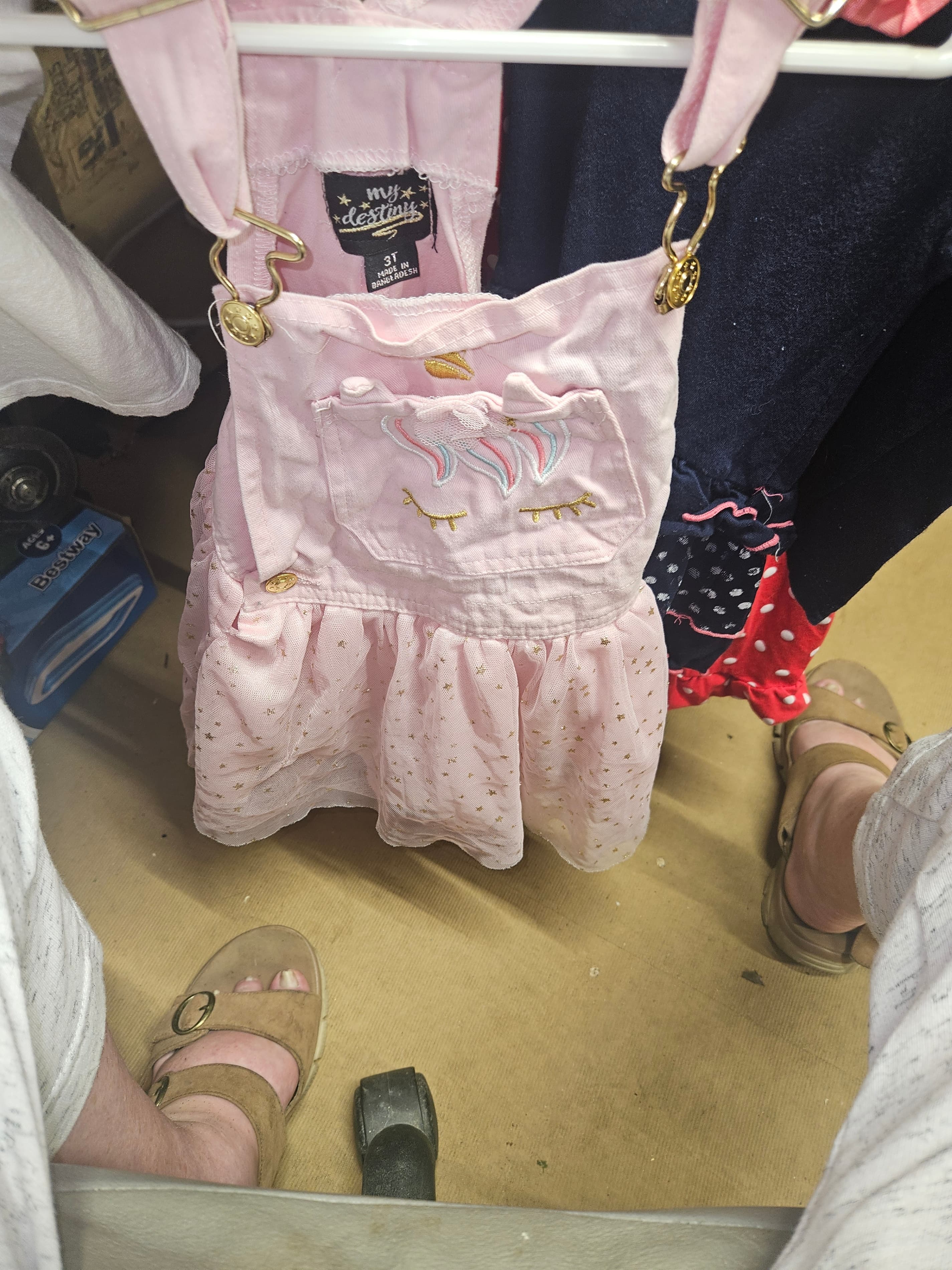 My Destiny Pink Unicorn Dress 3T - Thumbnail 2
