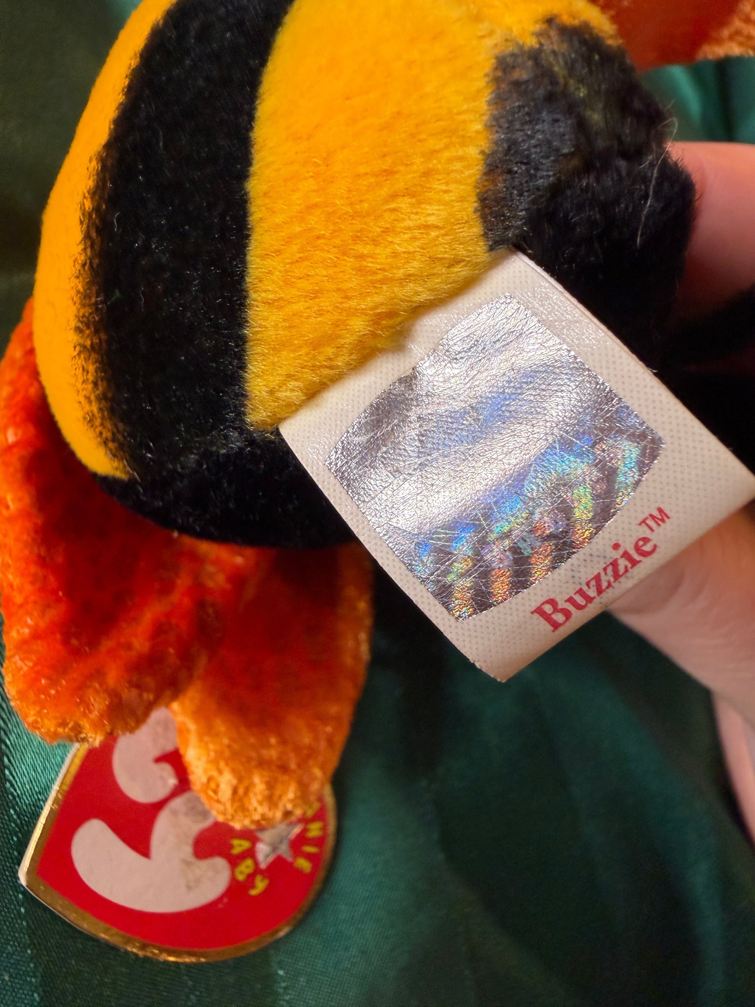 Ty Beanie Baby Buzzie the Bee Plush Toy - Thumbnail 5