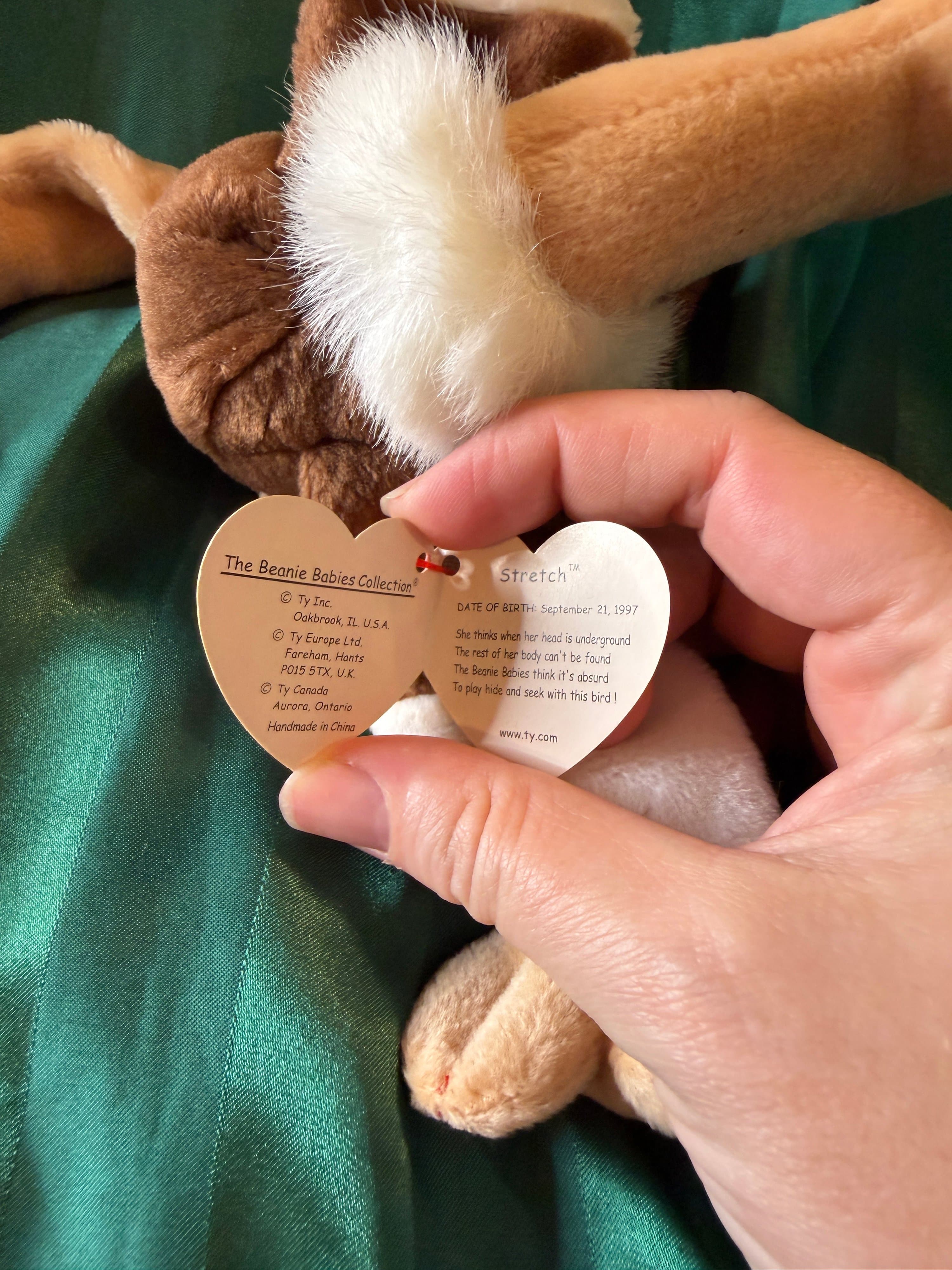 Ty Beanie Babies Stretch Ostrich 1997 - Thumbnail 3