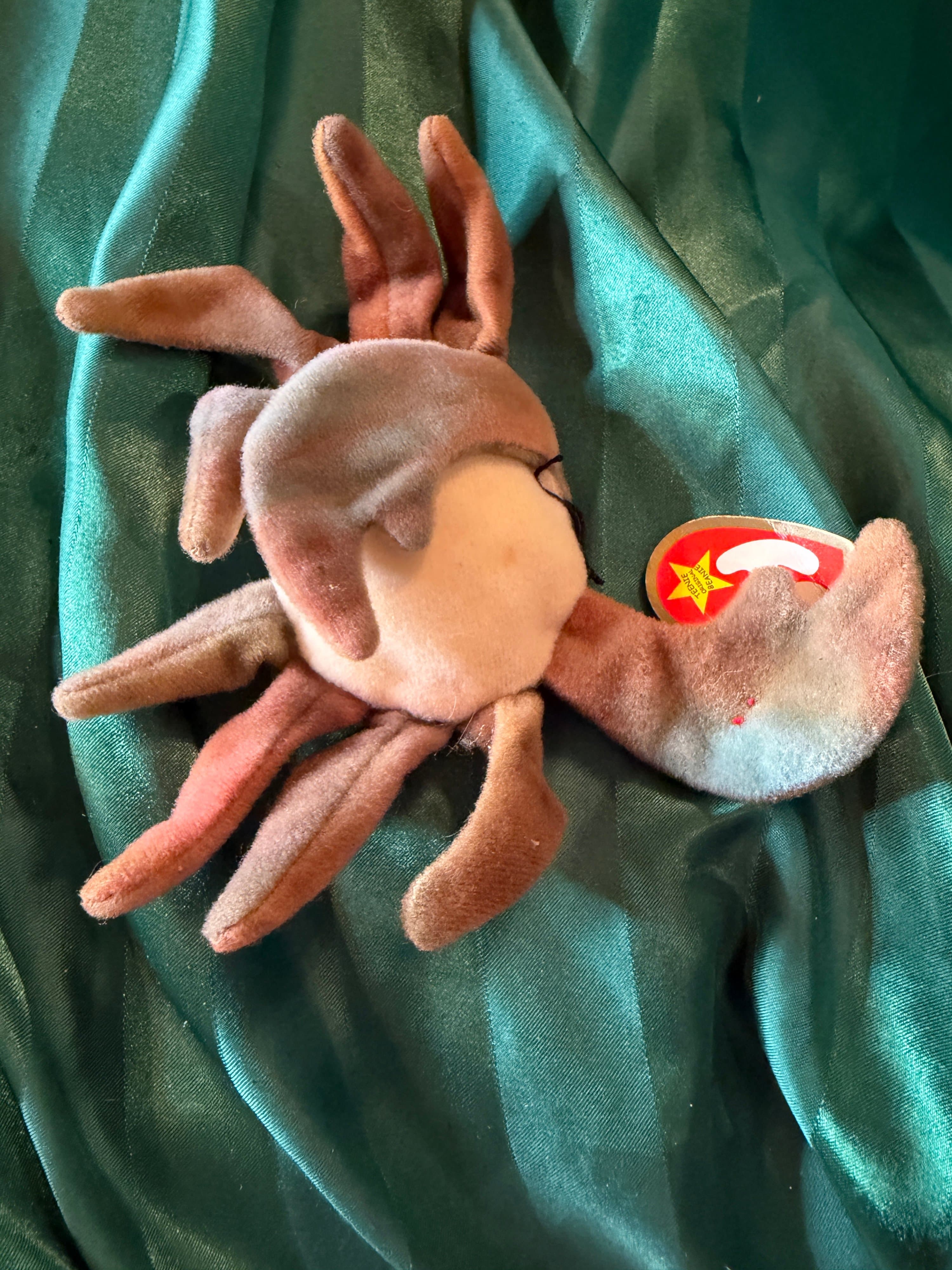 Ty Beanie Baby Claude the Crab Plush