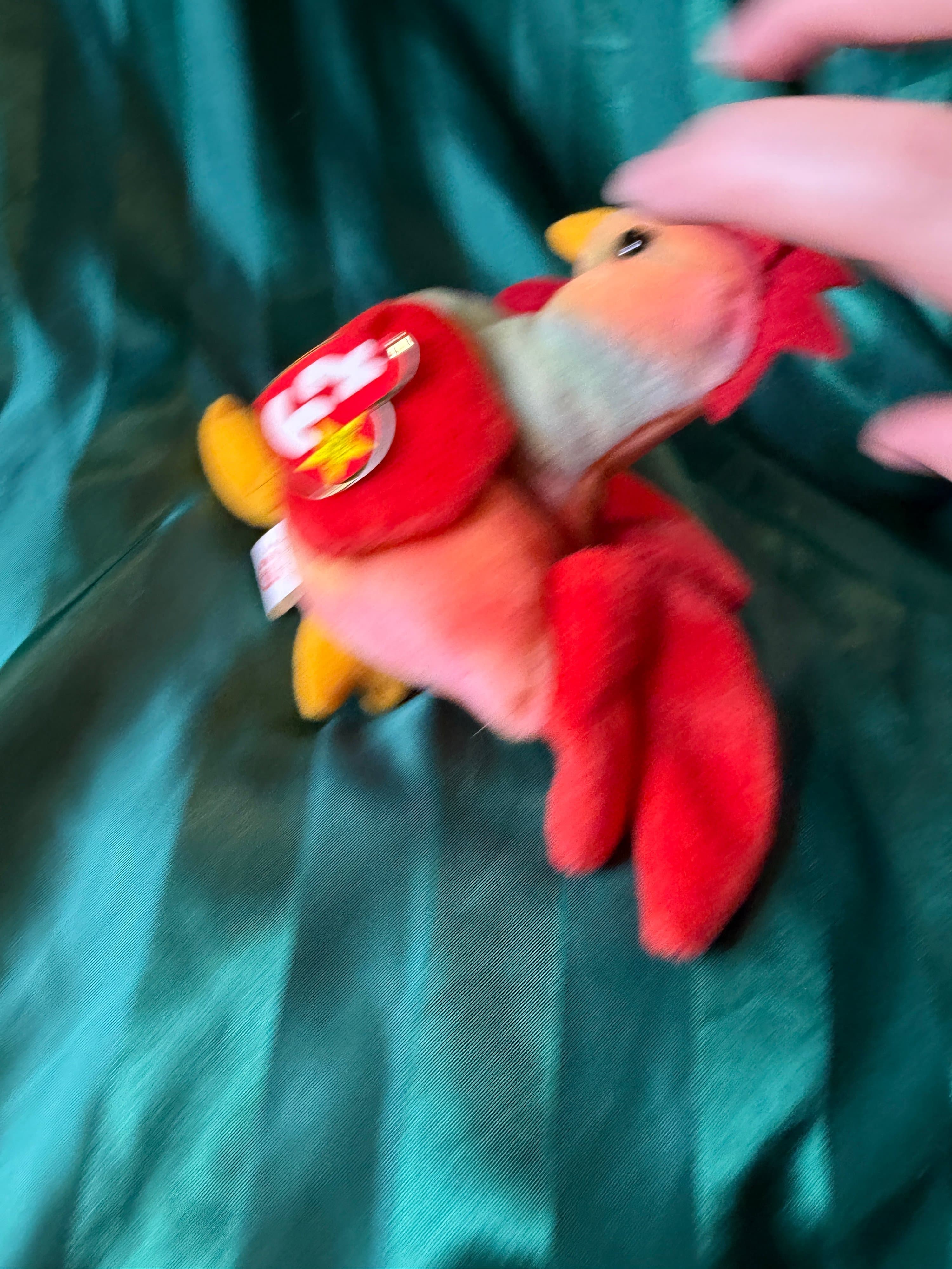 Ty Beanie Baby Strut the Rooster 1996 Plush - Thumbnail 4