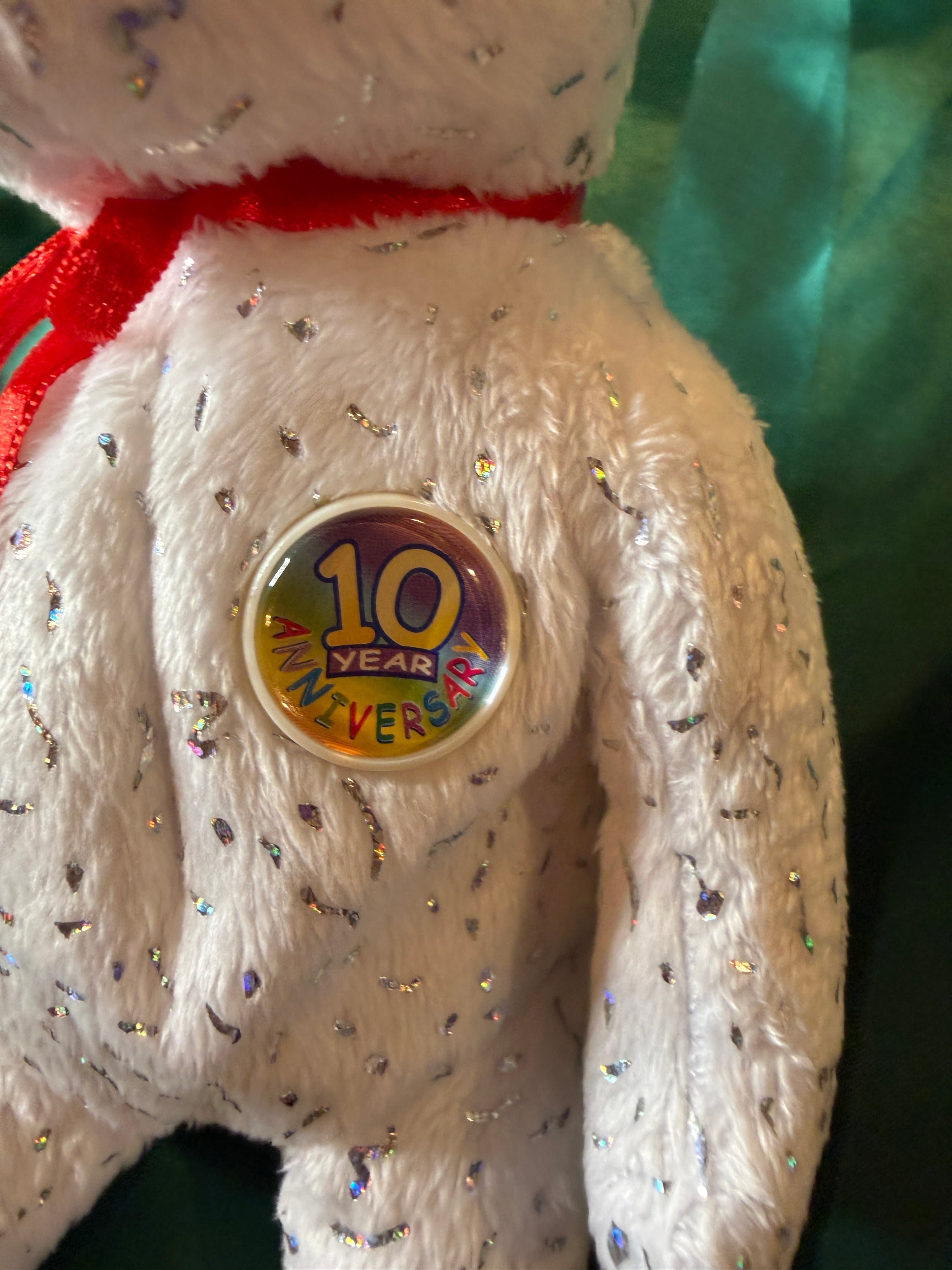 Ty Beanie Babies Decade Bear 10th Anniversary Edition - Thumbnail 3