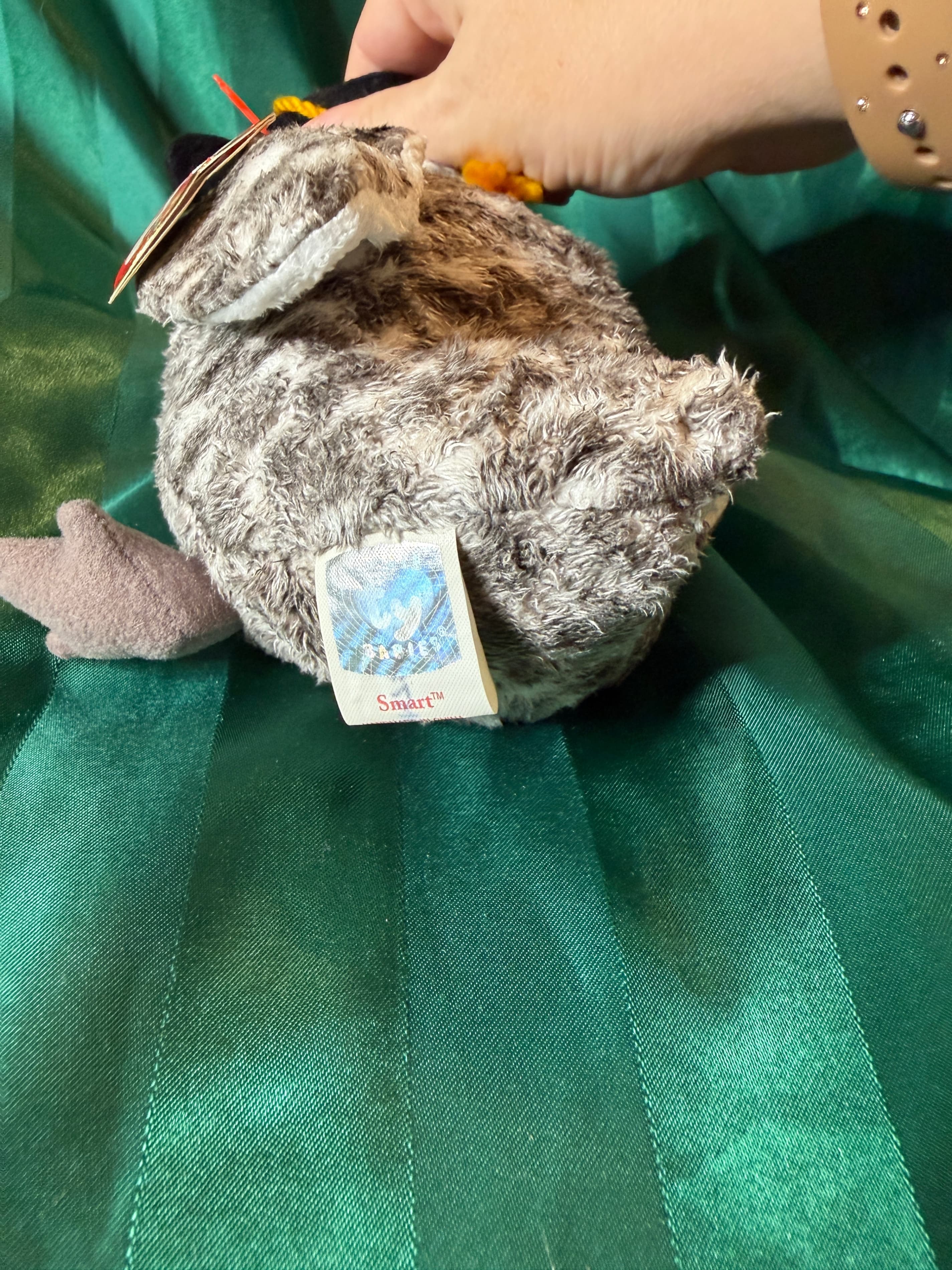 Ty Beanie Babies Smart Owl Plush Class of 2001 - Thumbnail 3