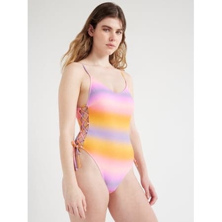 No Boundaries Juniors’ Lace up Ombre One Piece Swimsuit  Size L 11-13 - Thumbnail 2