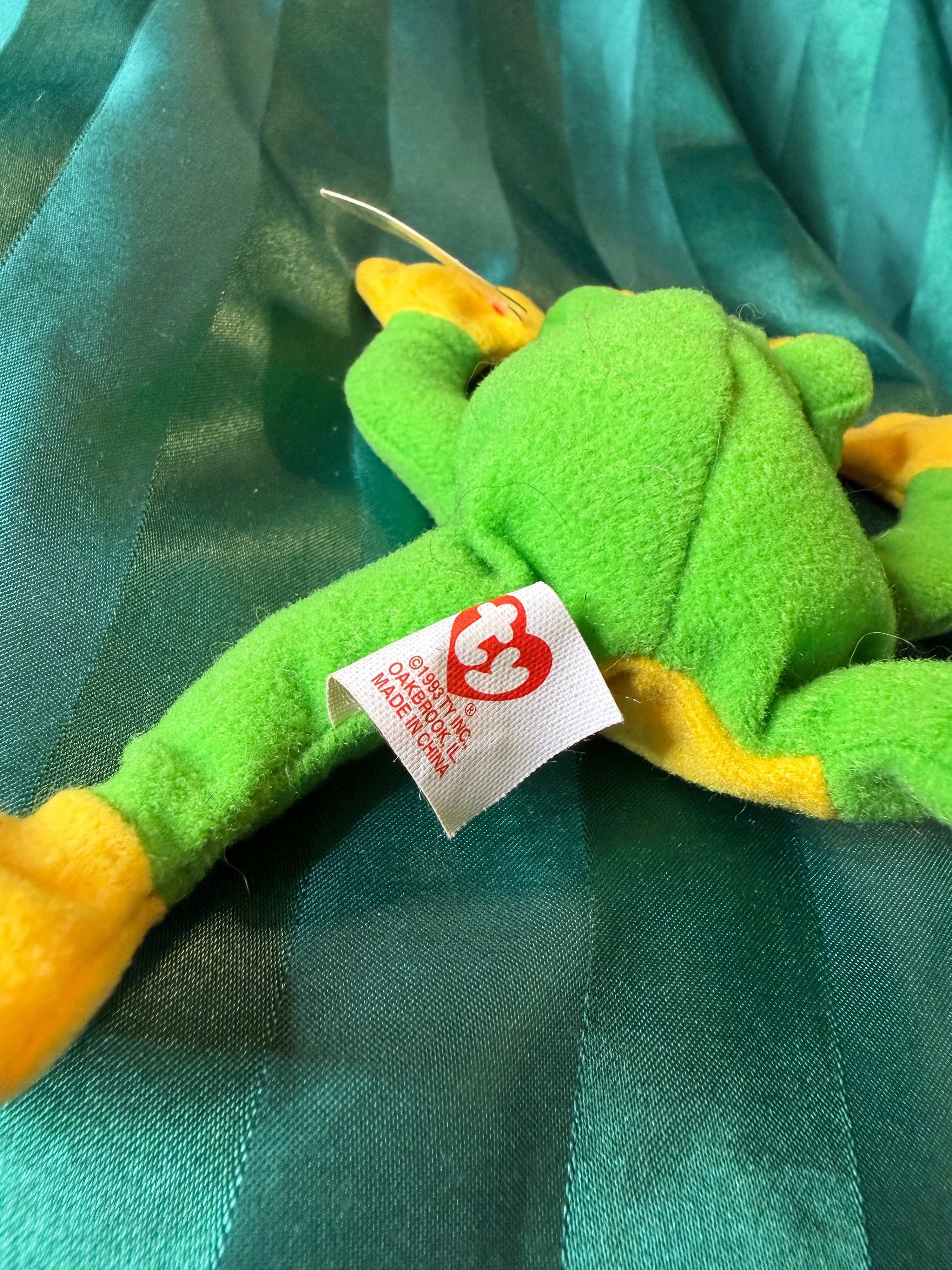Ty Beanie Baby Smoochy the Frog Plush 1997