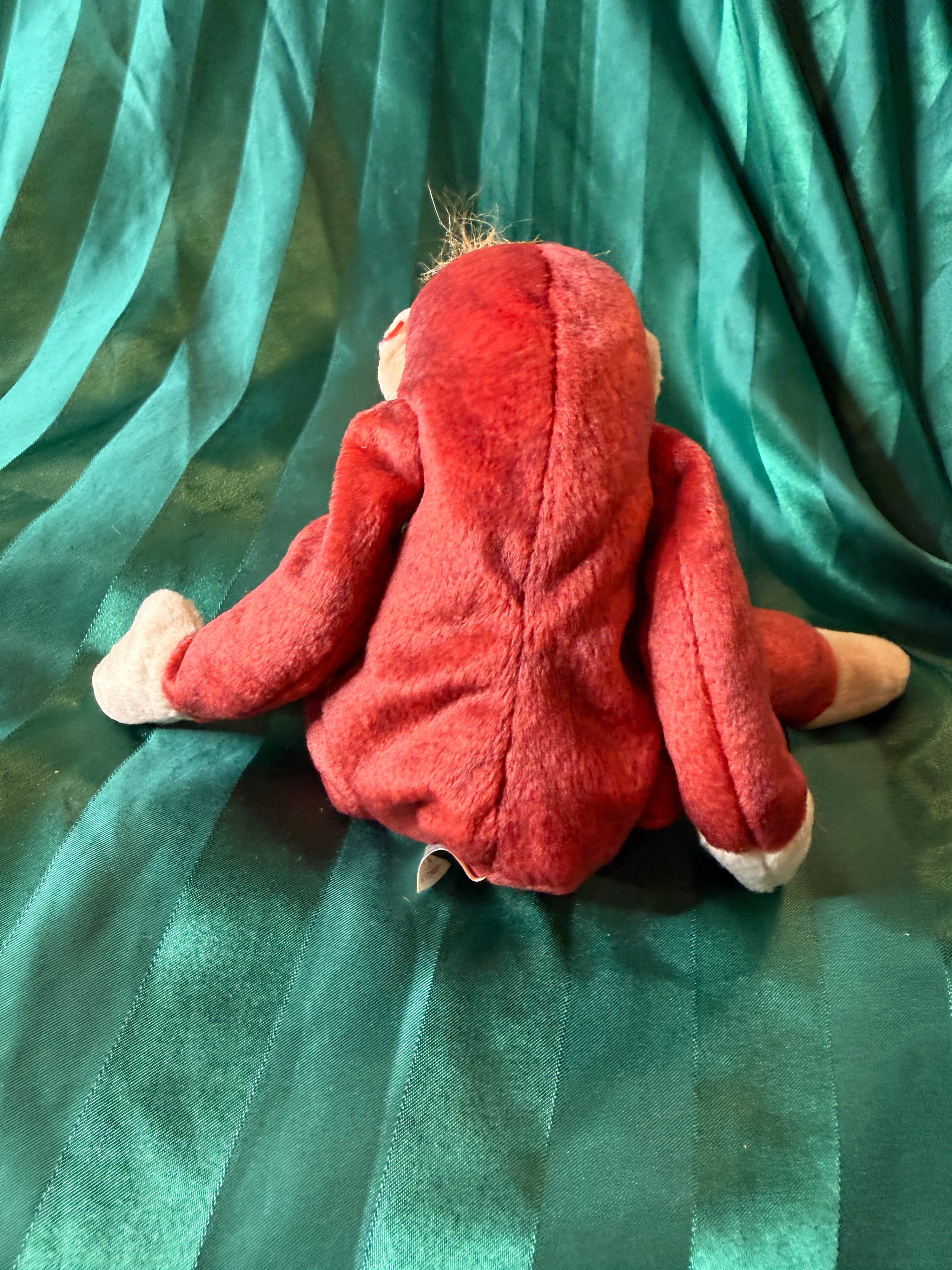 RARE- Misprint - Ty Beanie Babies Schweetheart Monkey Plush 1999 - Thumbnail 4