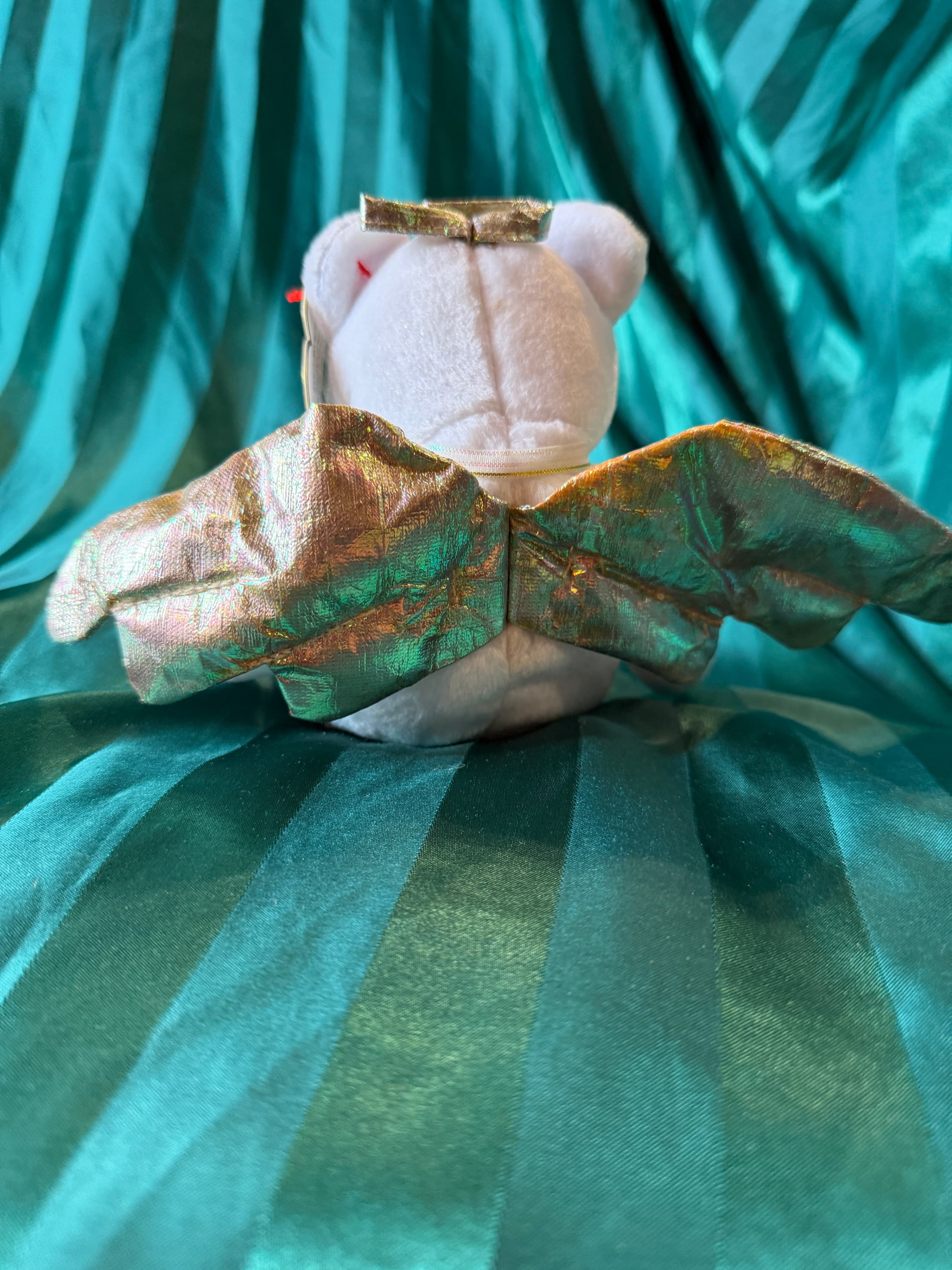 Ty Beanie Babies Halo II Angel Bear Plush 2000 - Thumbnail 3