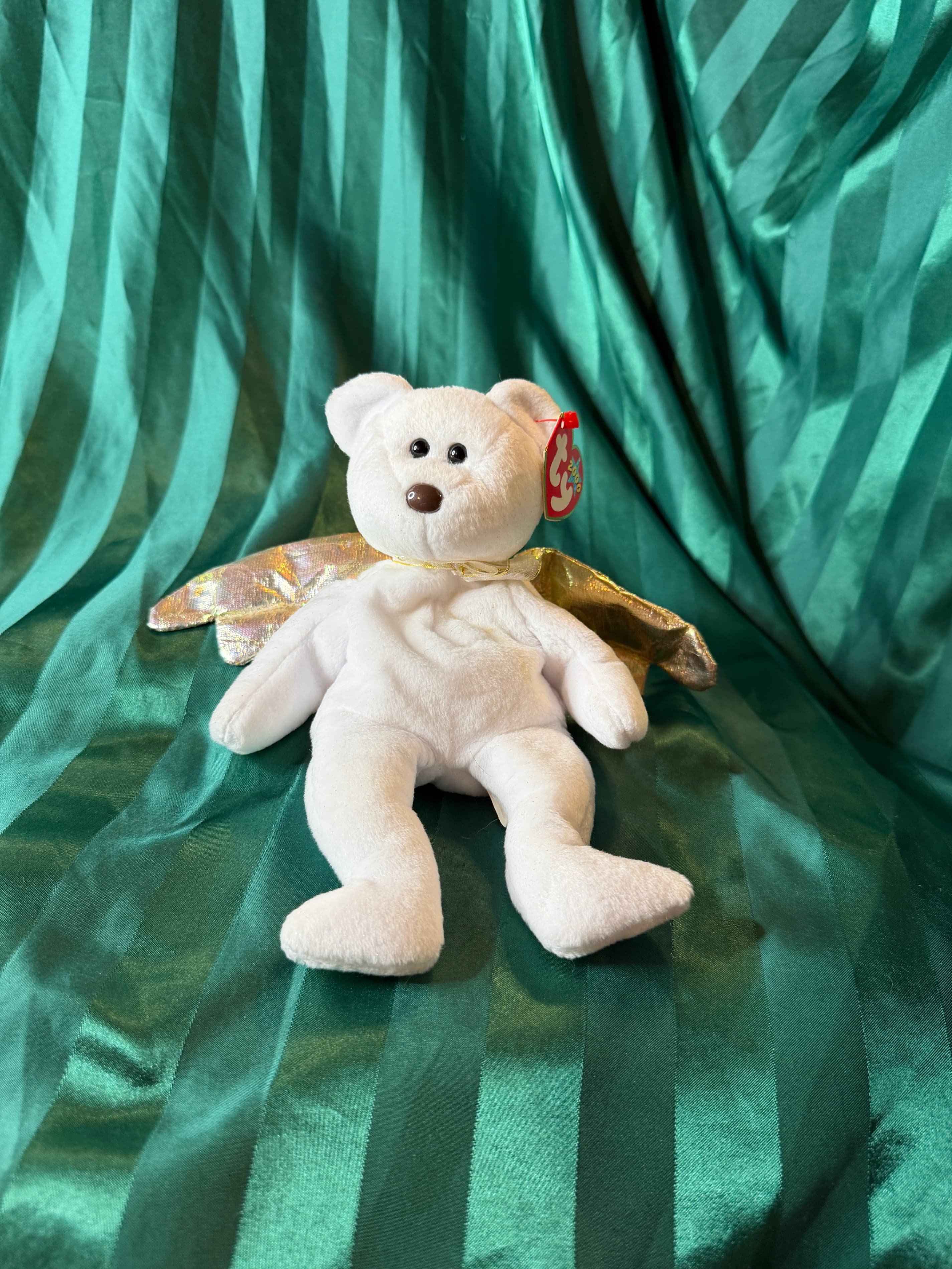 Ty Beanie Babies Halo II Angel Bear Plush 2000 - Thumbnail 4