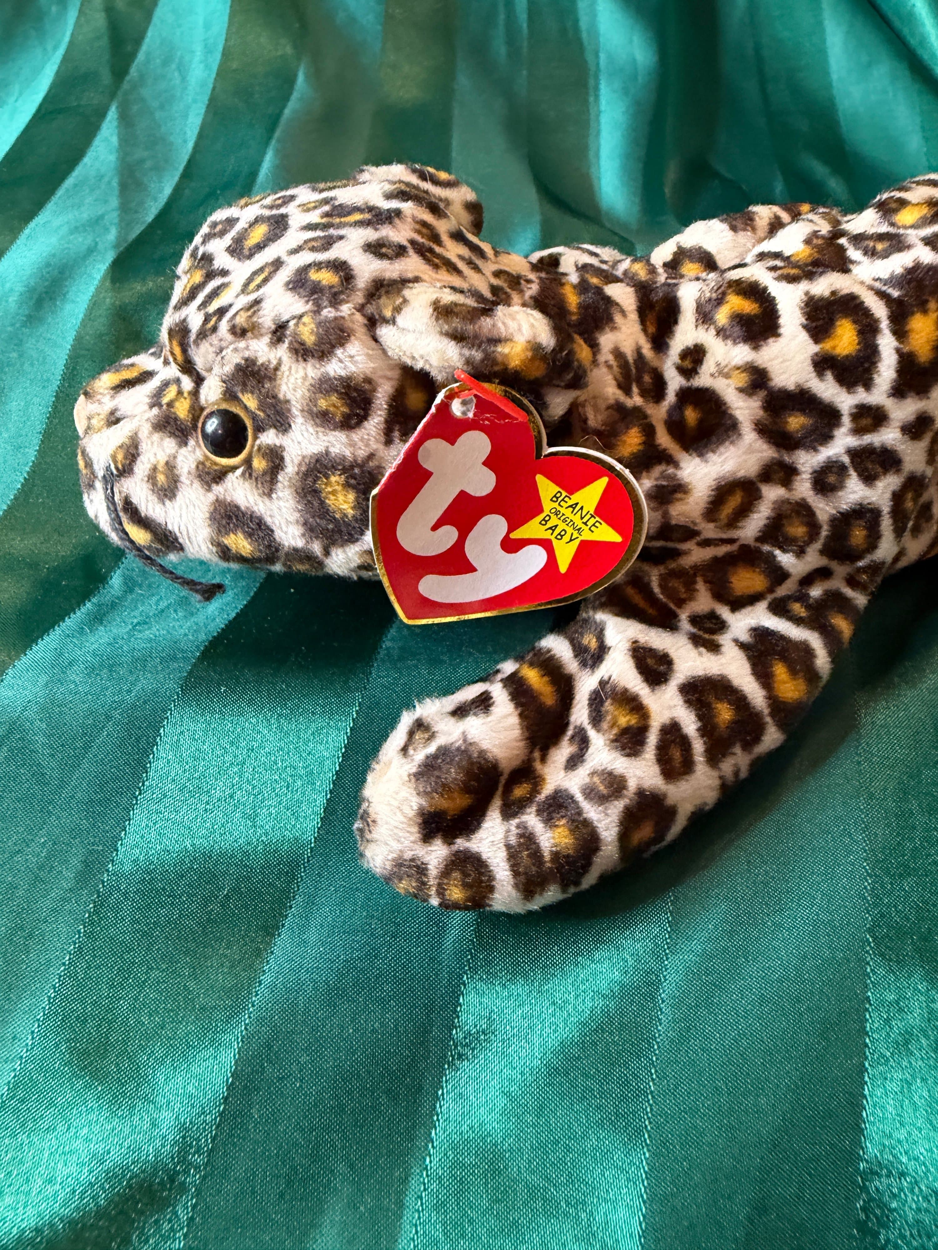 Ty Beanie Baby Freckles Leopard Plush 1996