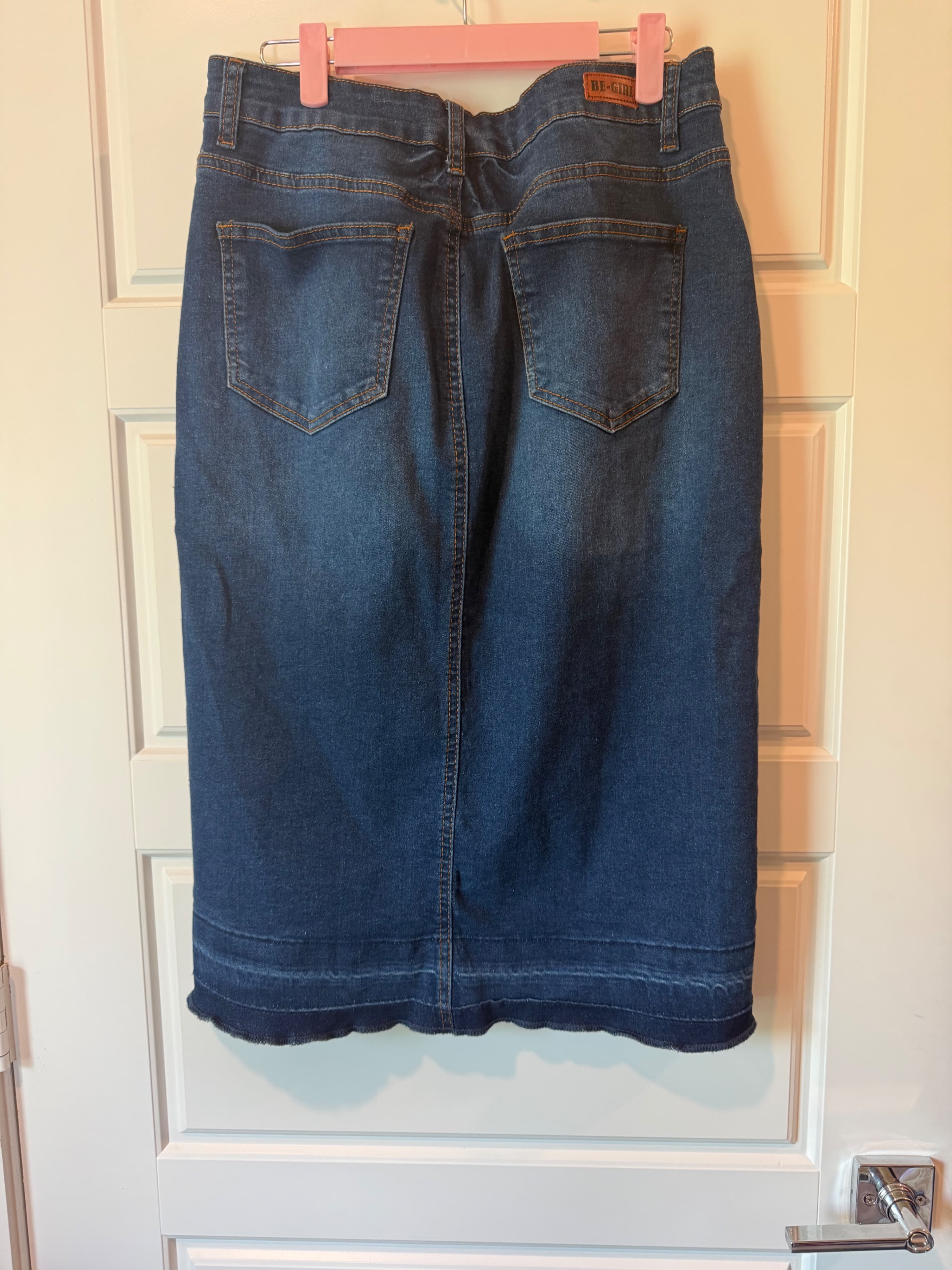 Be-Girl Denim Midi Skirt Size M - Thumbnail 2