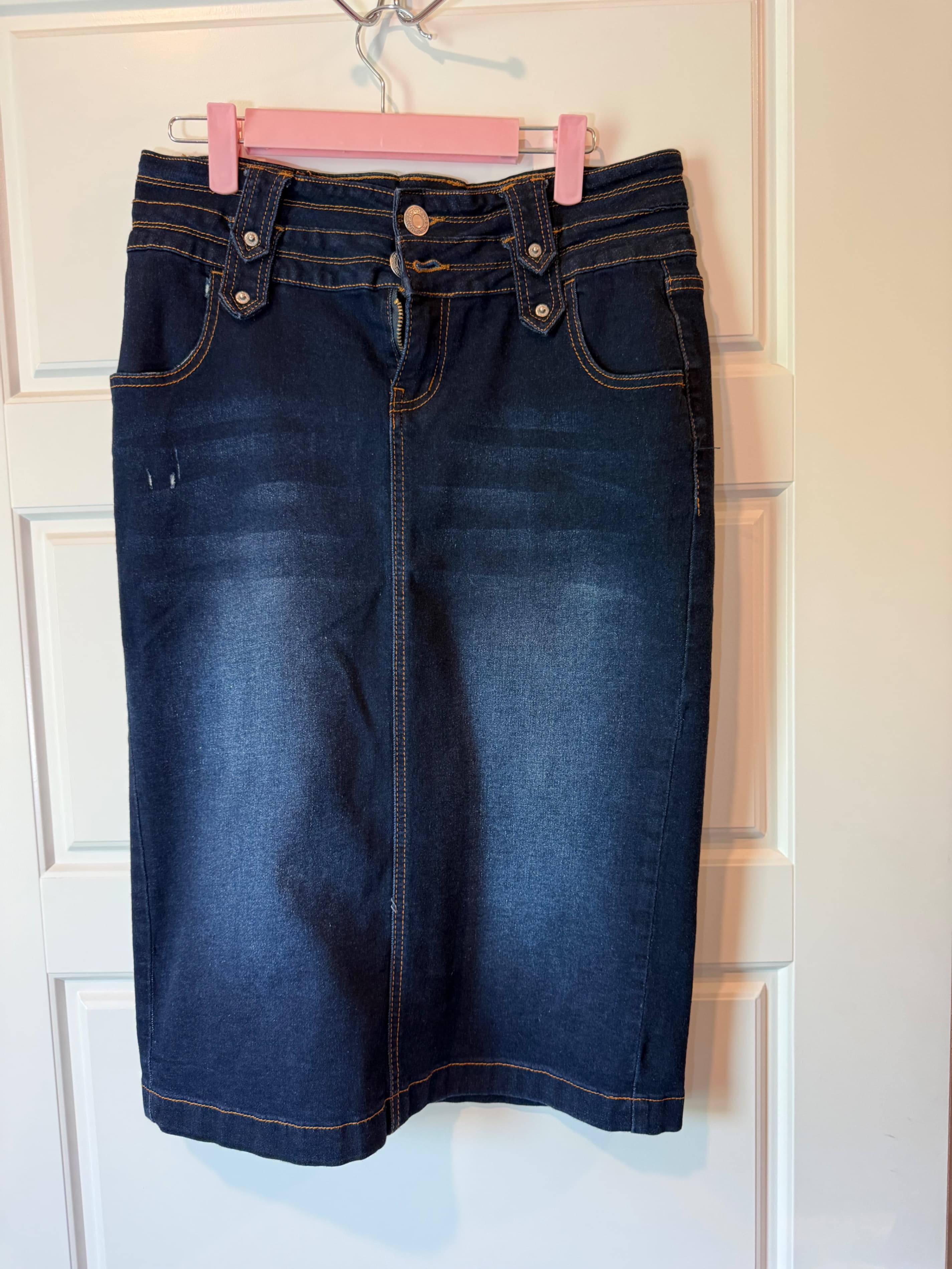 BE-GIRL Denim Skirt Medium - Thumbnail 2