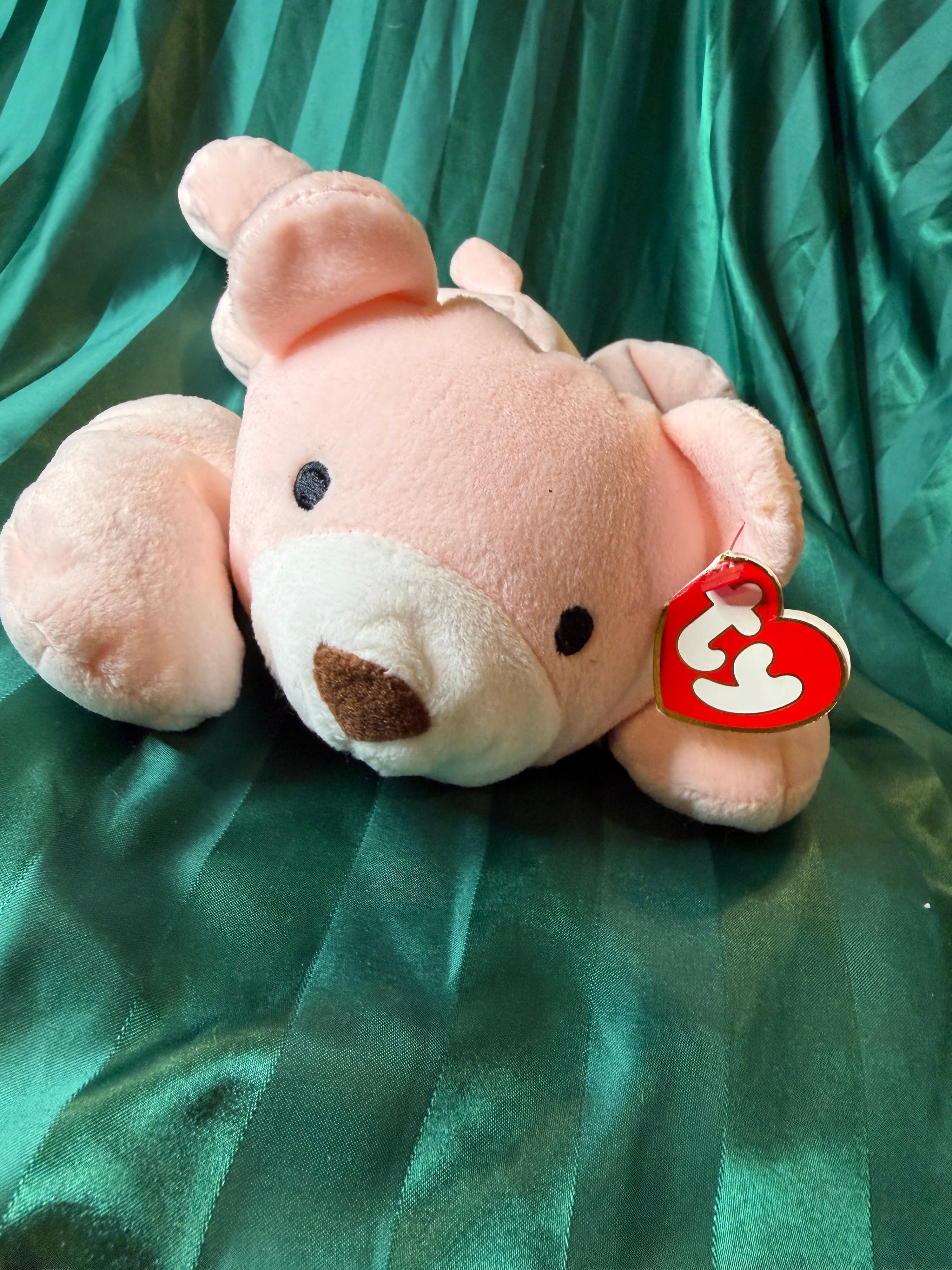 Ty Pillow Pals Snuggy Bear Plush Toy Style 3001