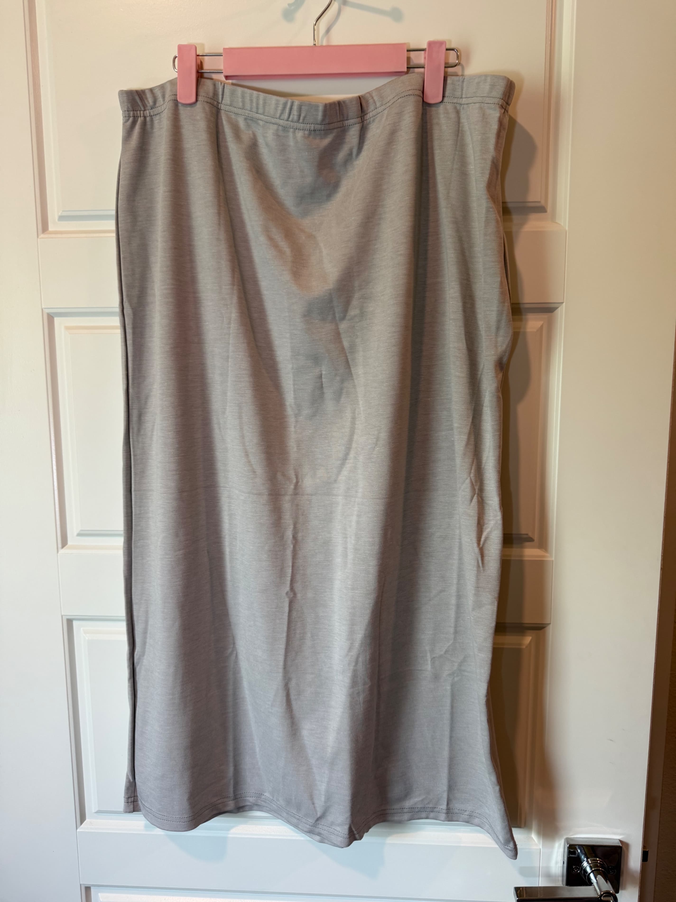 Coven Chinchin 3XL Gray Maxi Skirt Polyester