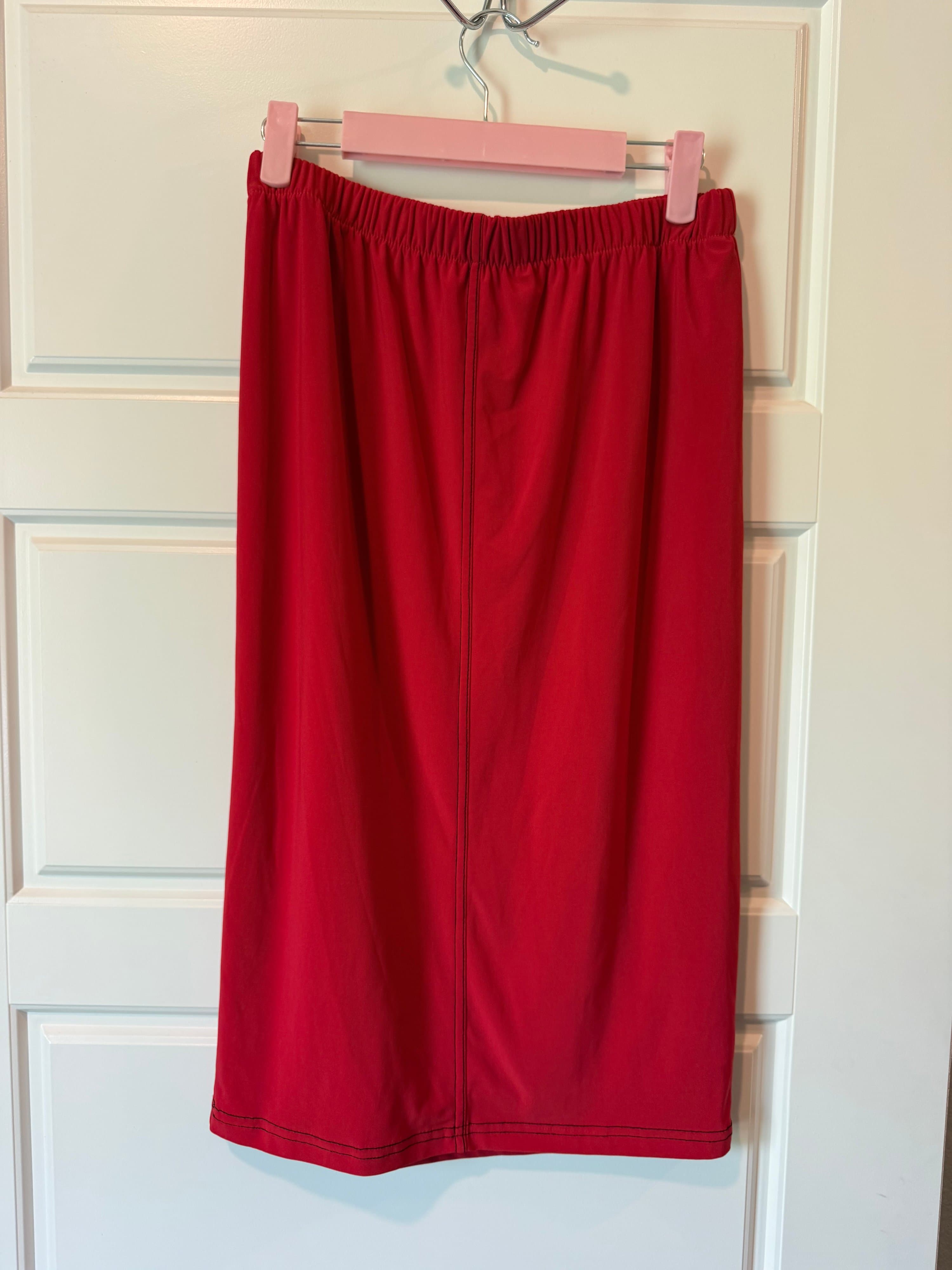 Zadie B's Red Midi Skirt Size M - Thumbnail 2