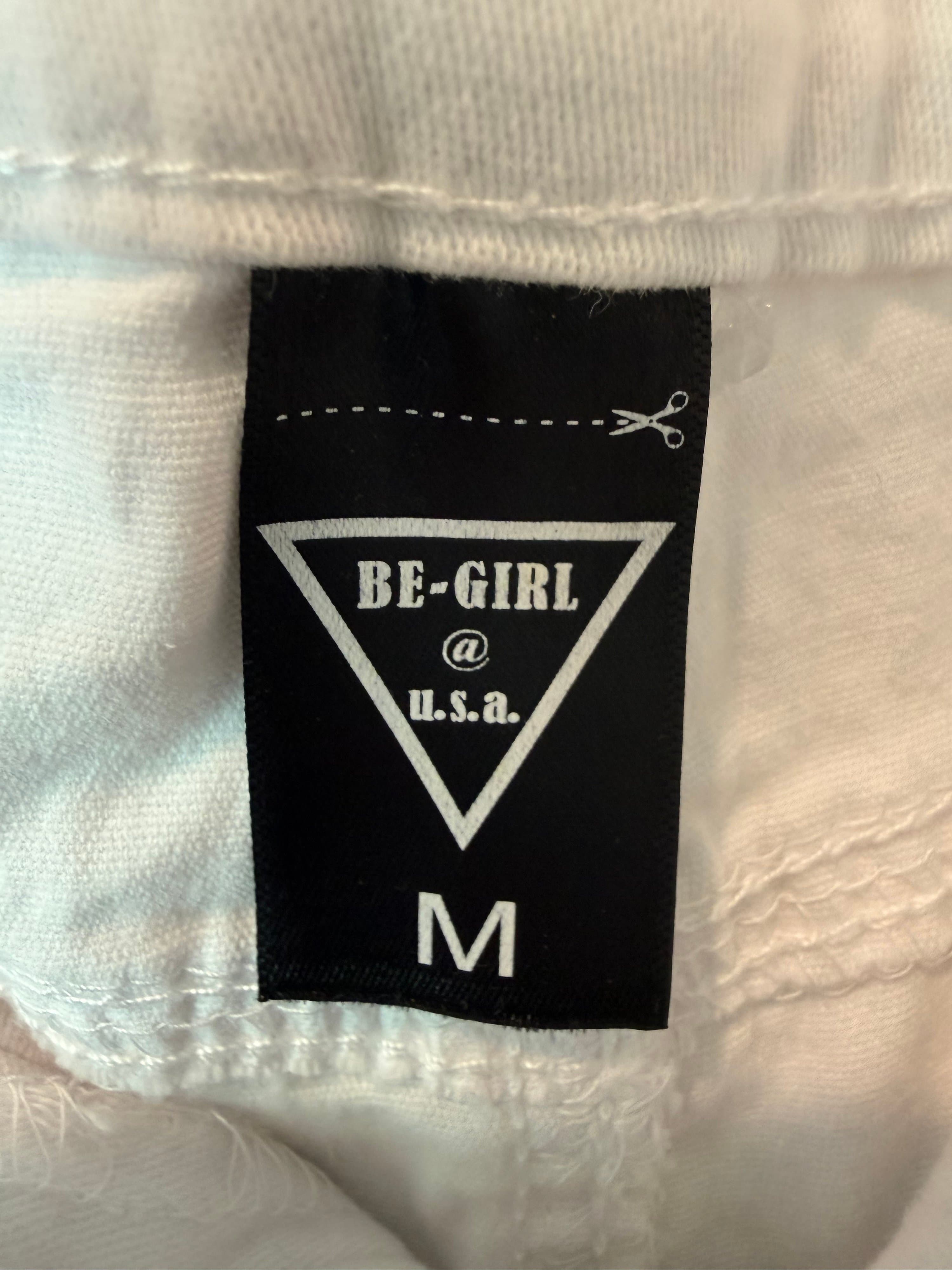 Be-Girl White Denim Skirt Size M - Thumbnail 2