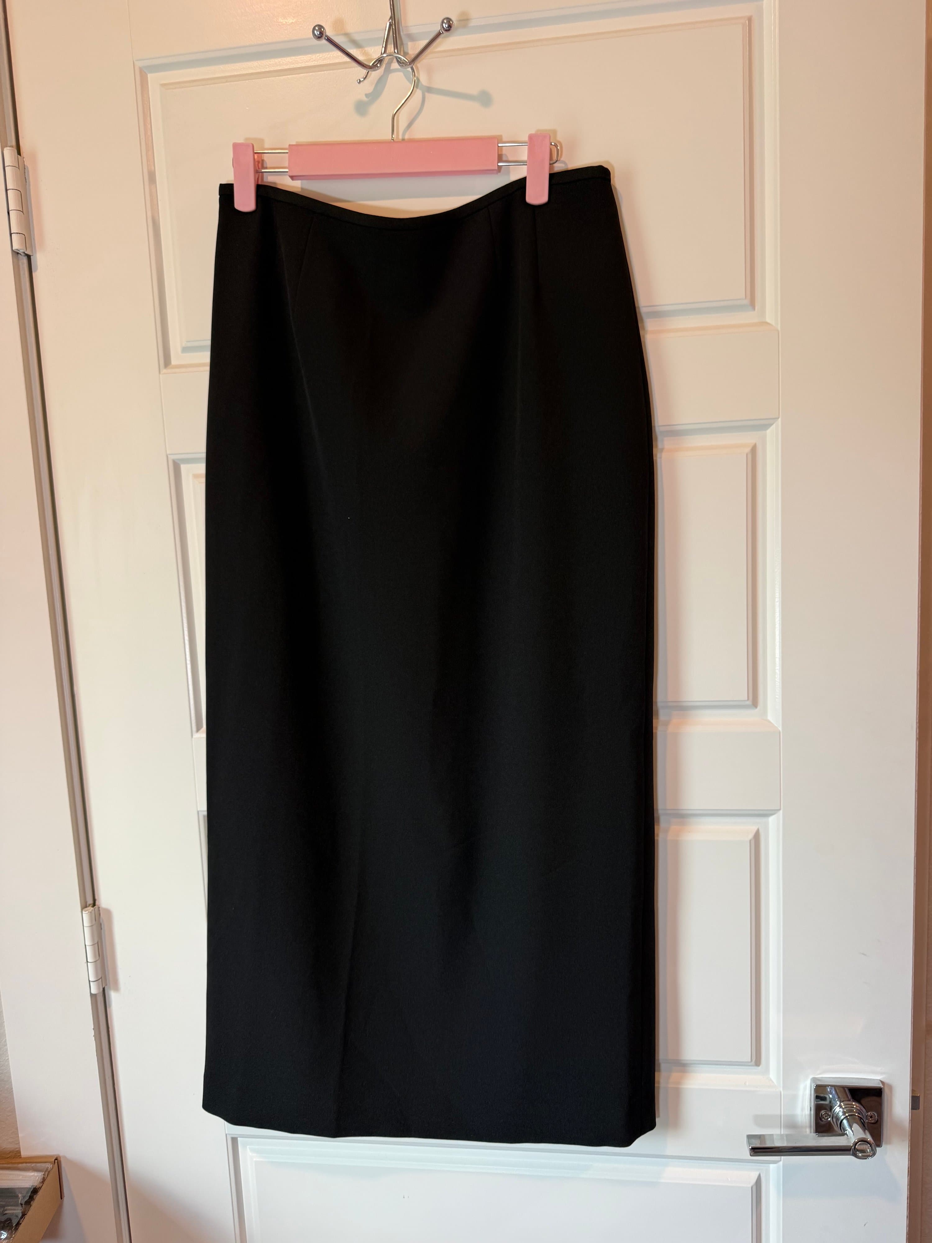 Kasper Black Pencil Skirt Size 6