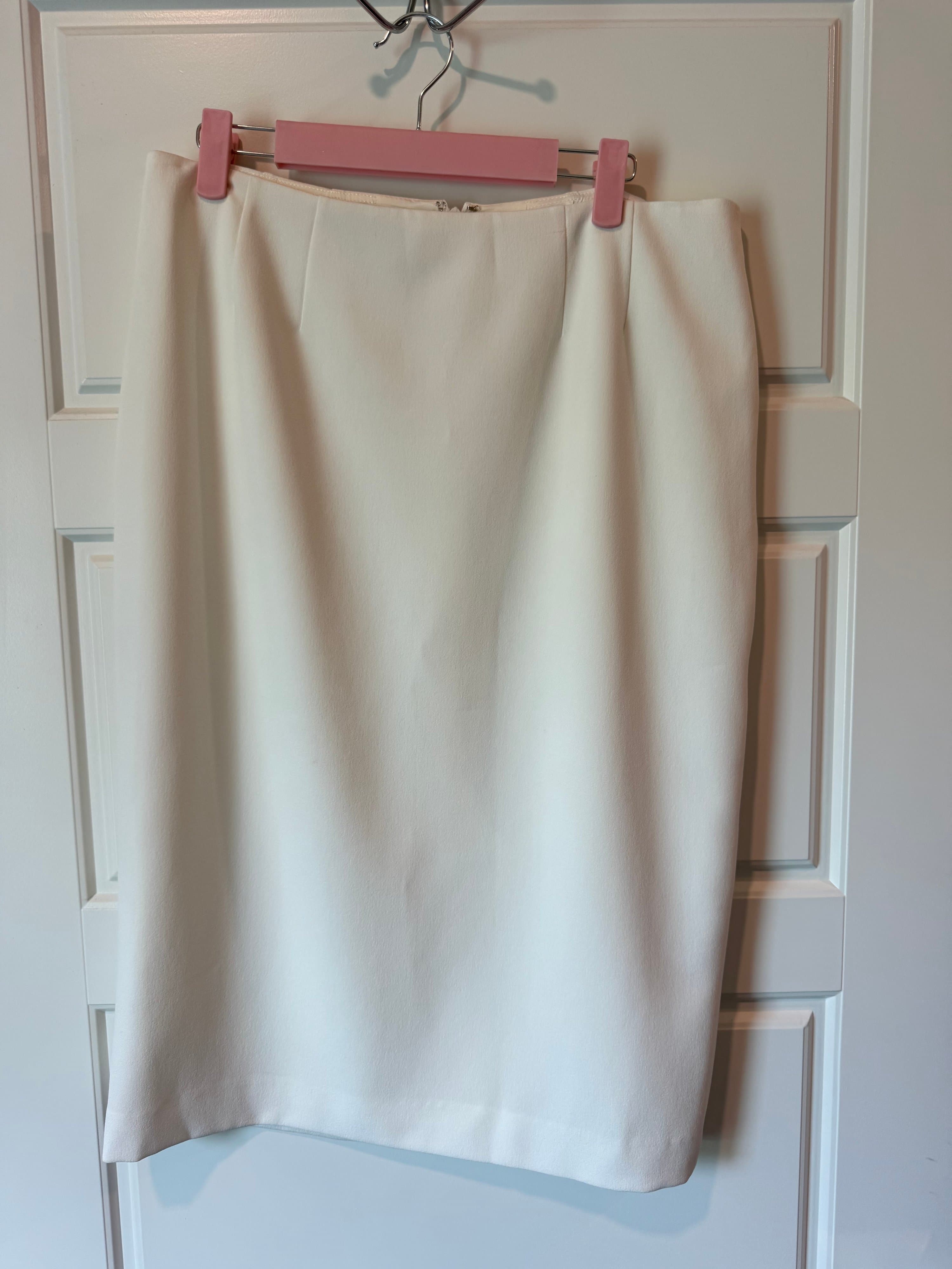 Kasper Women's Ivory Pencil Skirt Size 8