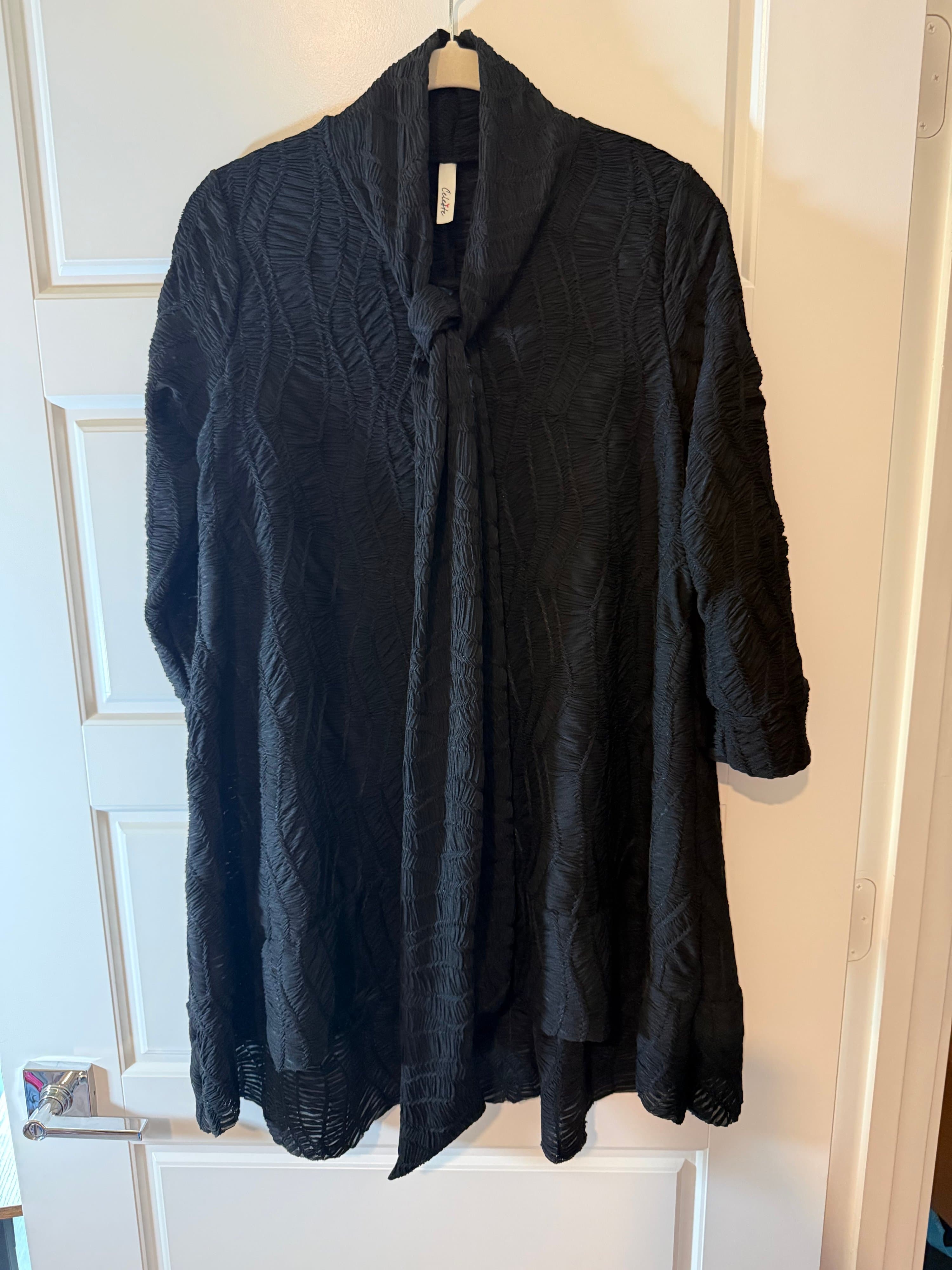 Colette Black Textured Jacket Medium - Thumbnail 4