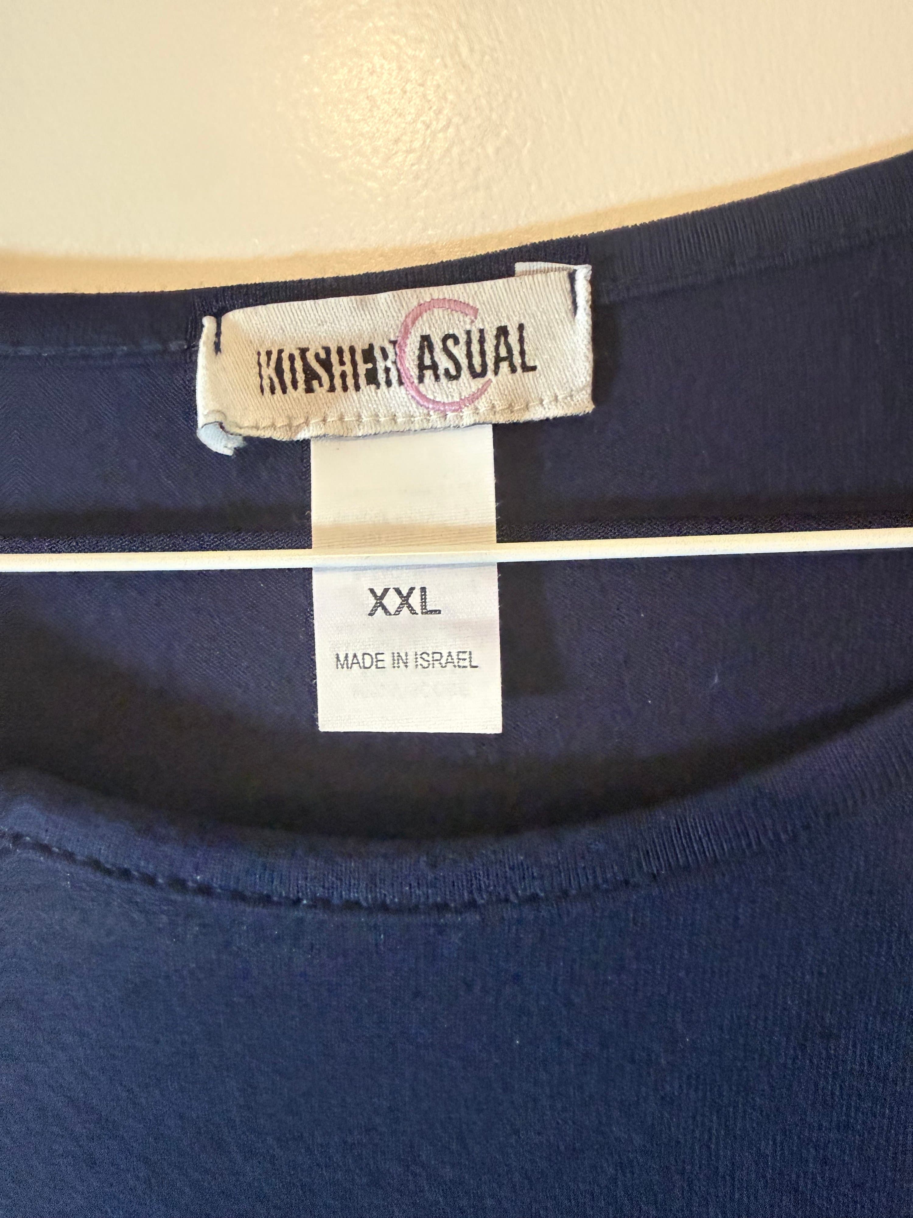 Kosher Casual Navy Maxi Dress XXL - Thumbnail 2