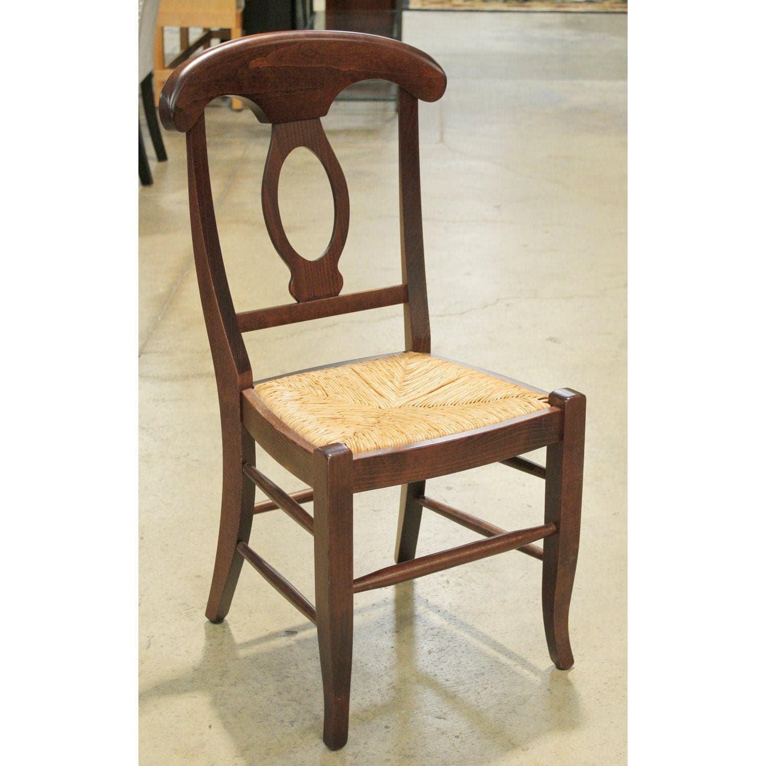 Dark Pine Dining Table w/6 Chairs - Dark Finish - Thumbnail 4