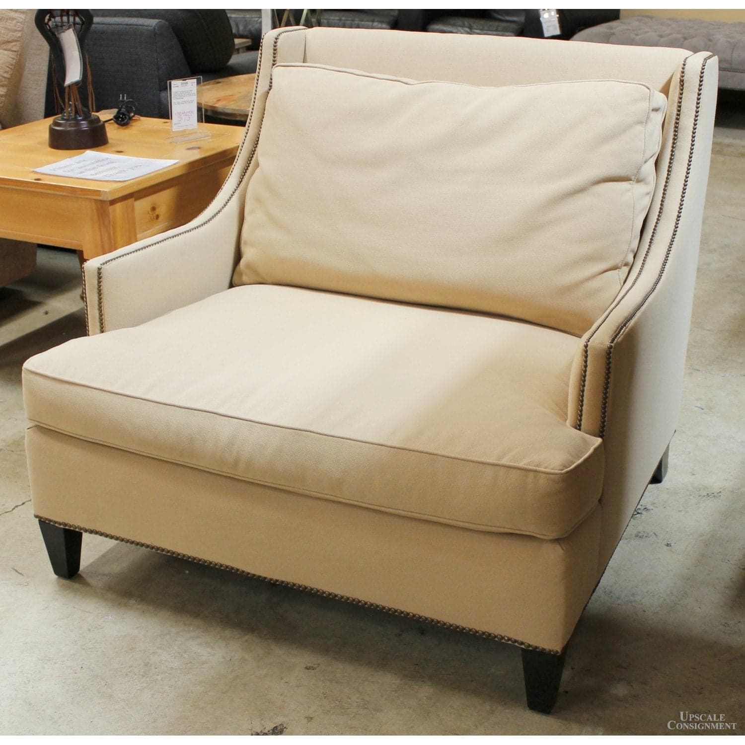 Crate & Barrel Chair and a Half - Tan - Thumbnail 3