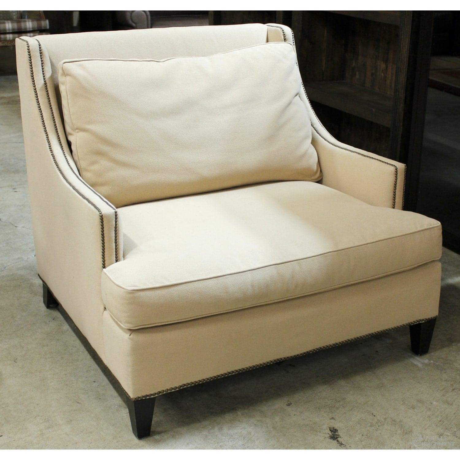 Crate & Barrel Chair and a Half - Tan - Thumbnail 2