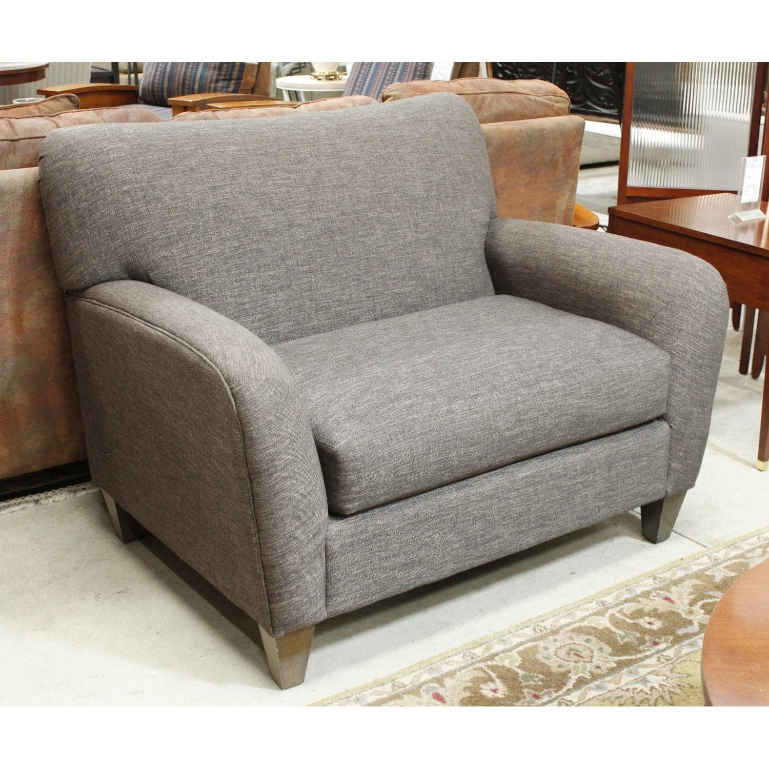 La-Z-Boy Oversize Club Chair - Dark Gray - Thumbnail 2