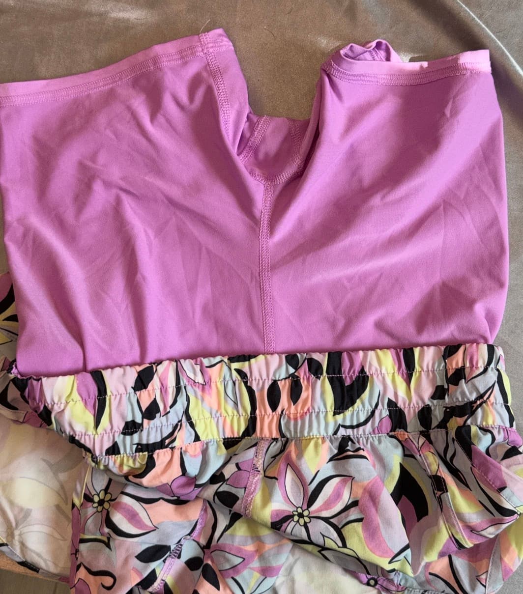 Avia Floral Running Shorts Size S Multicolor - Thumbnail 3