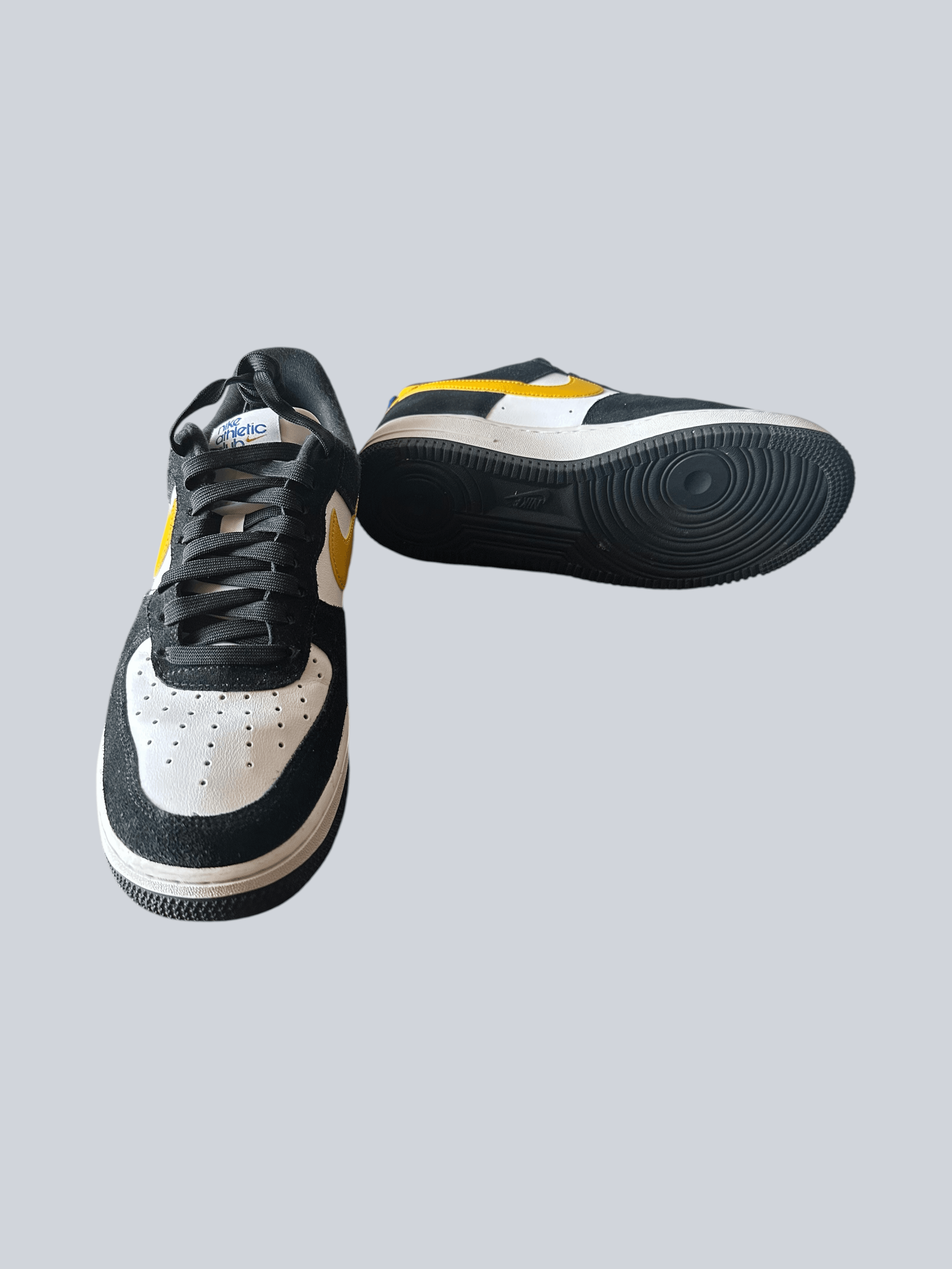 Nike Air Force 1 ‘07 LV8 Black Yellow Sneakers - Thumbnail 3