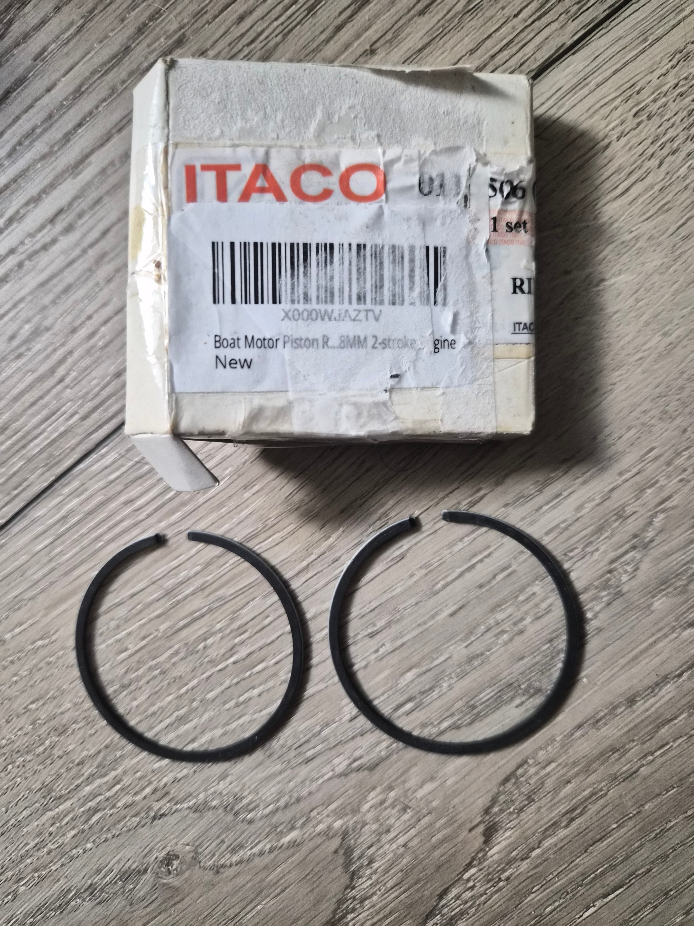 Itaco 0114406 OMC 2stroke Piston Ring Set Johnson Evinrude OMC 2-3.3HP