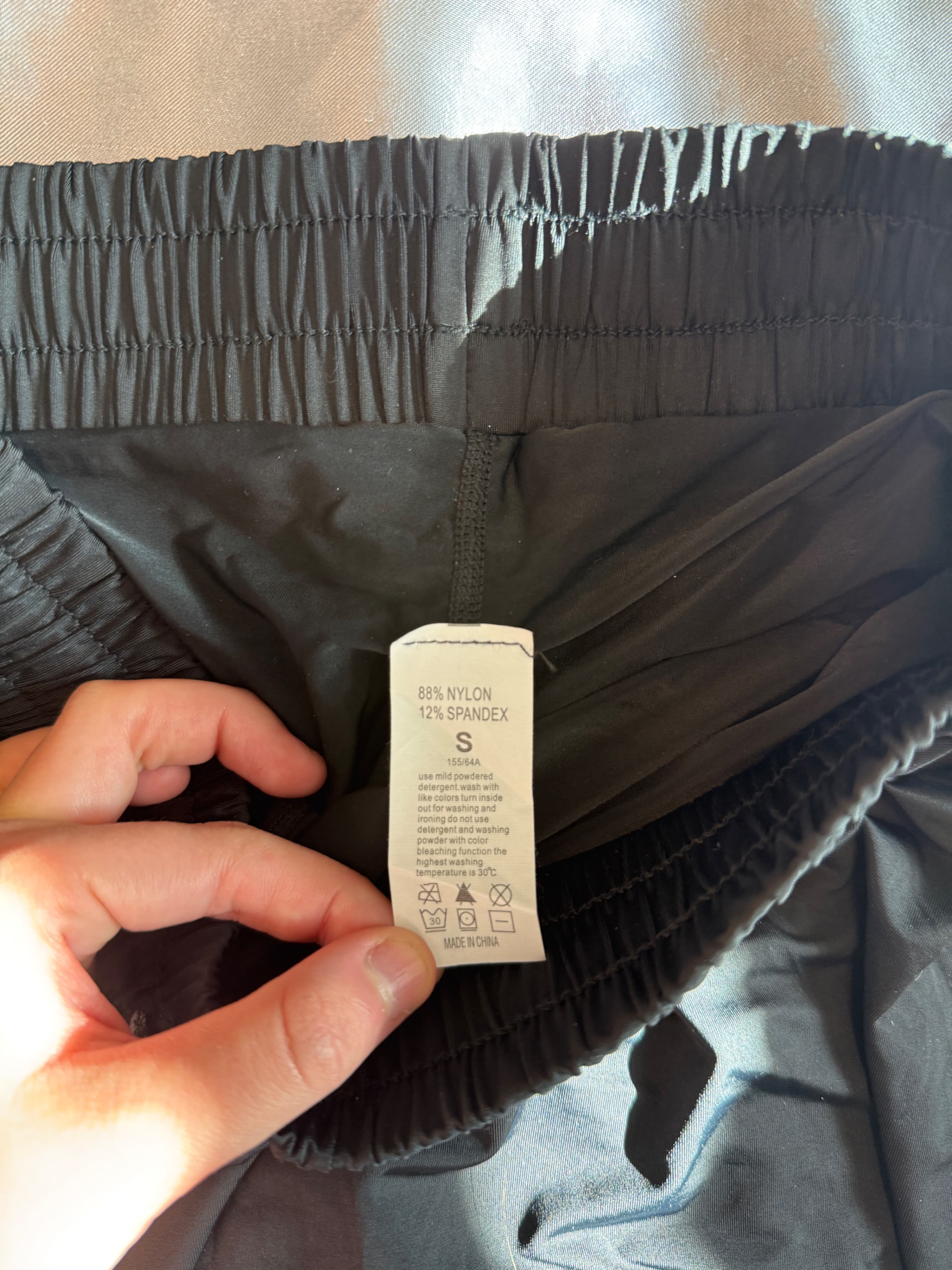 Black Running Shorts Size S - Thumbnail 3
