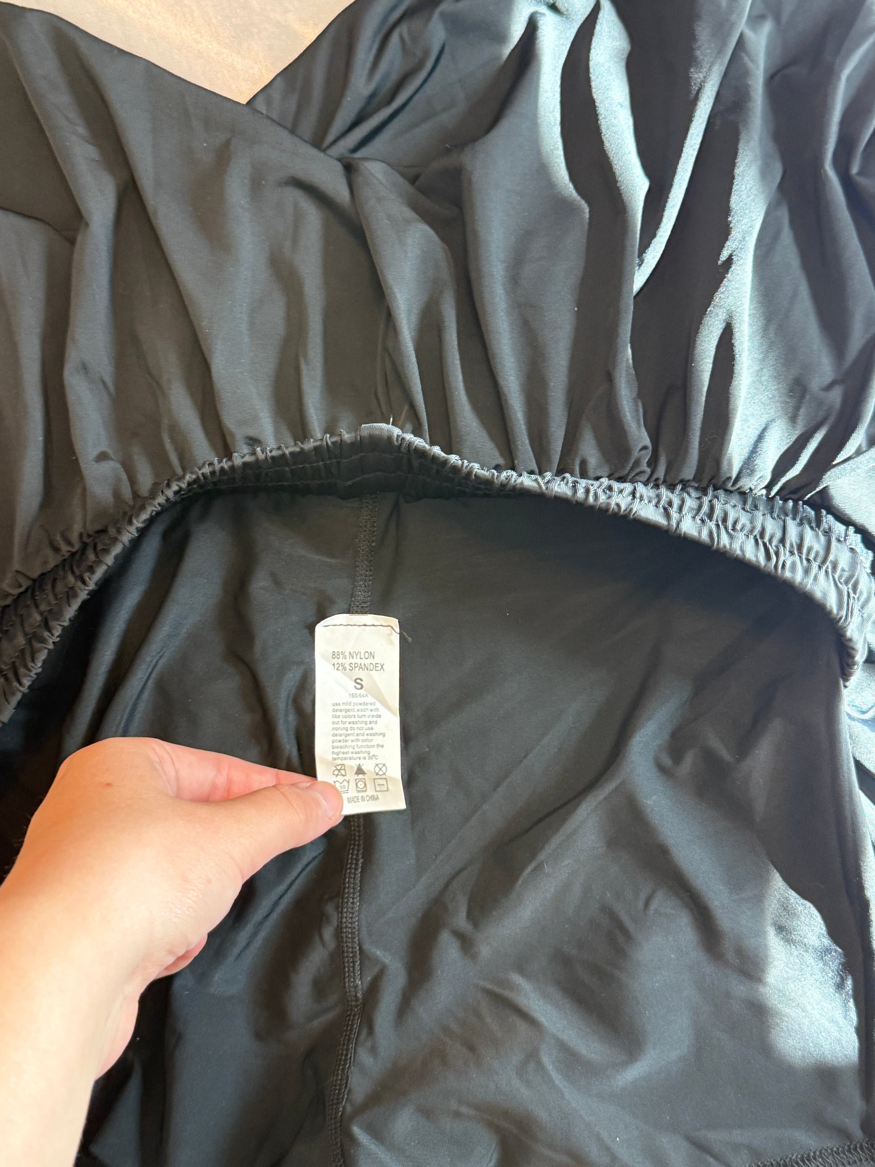 Black Running Shorts Size S - Thumbnail 4